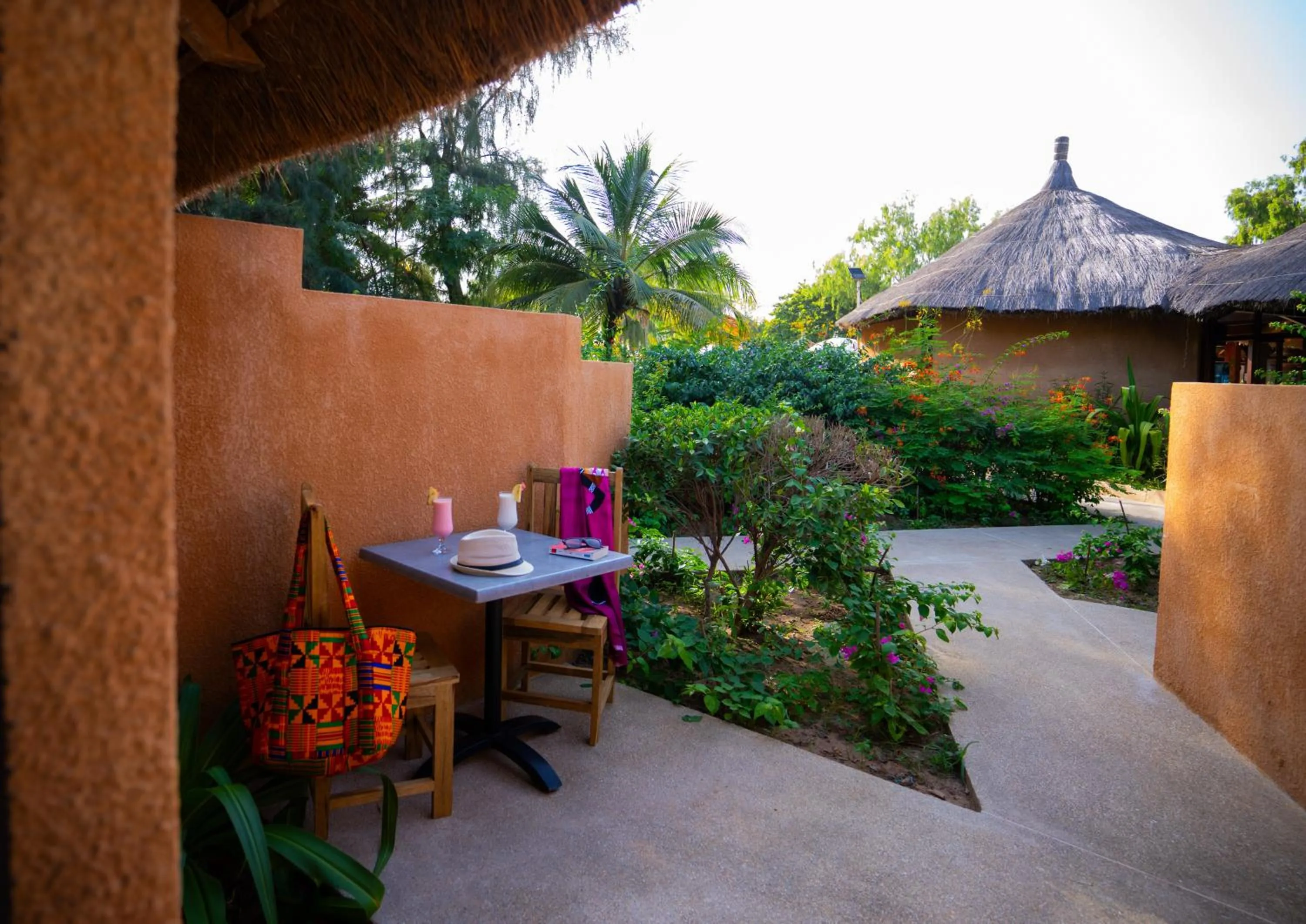 Patio in Le Saly Hotel & Hotel Club Filaos - All Inclusive