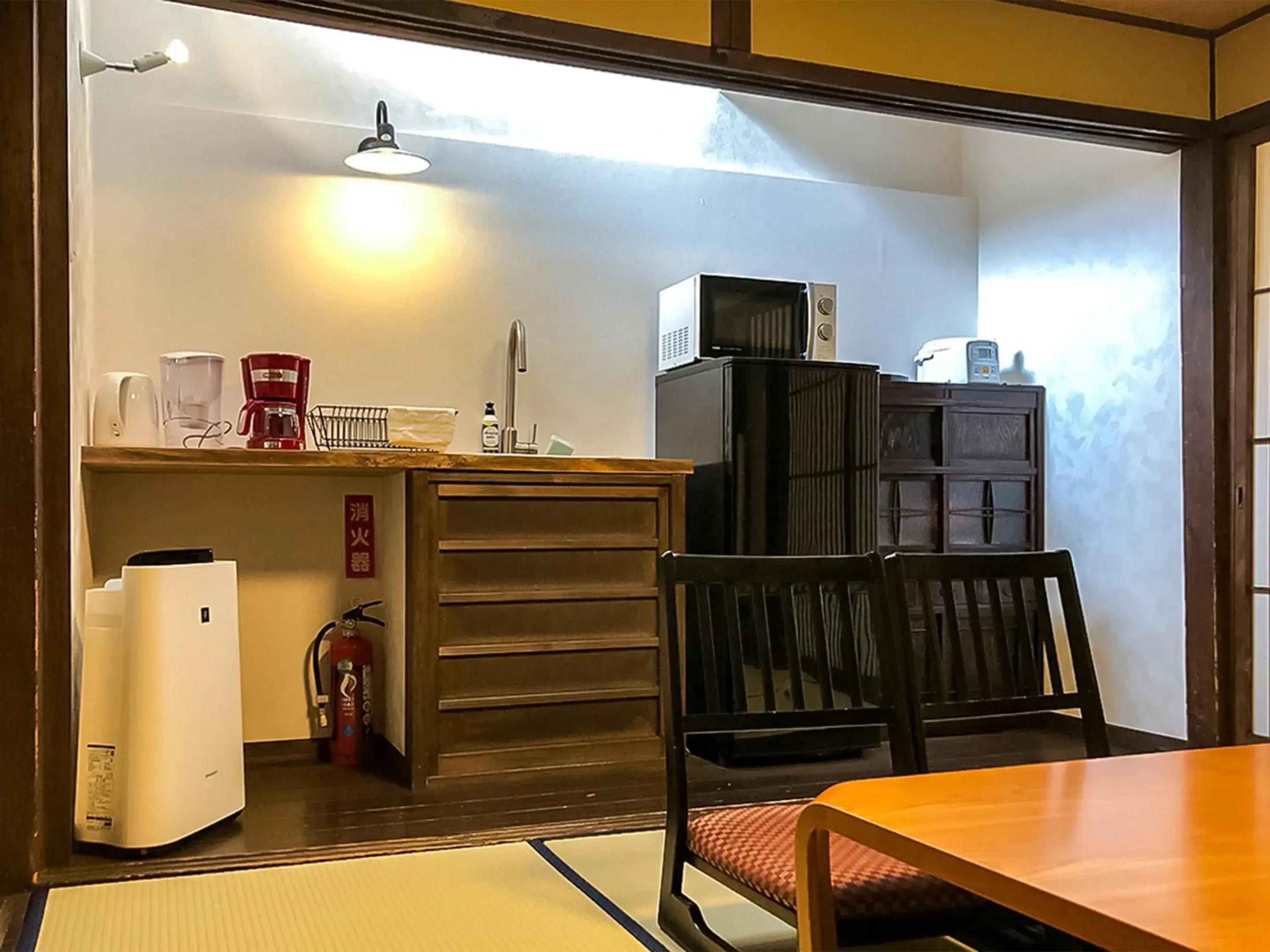 Kitchen or kitchenette, Kitchen/Kitchenette in Kyoto Miyabi Inn