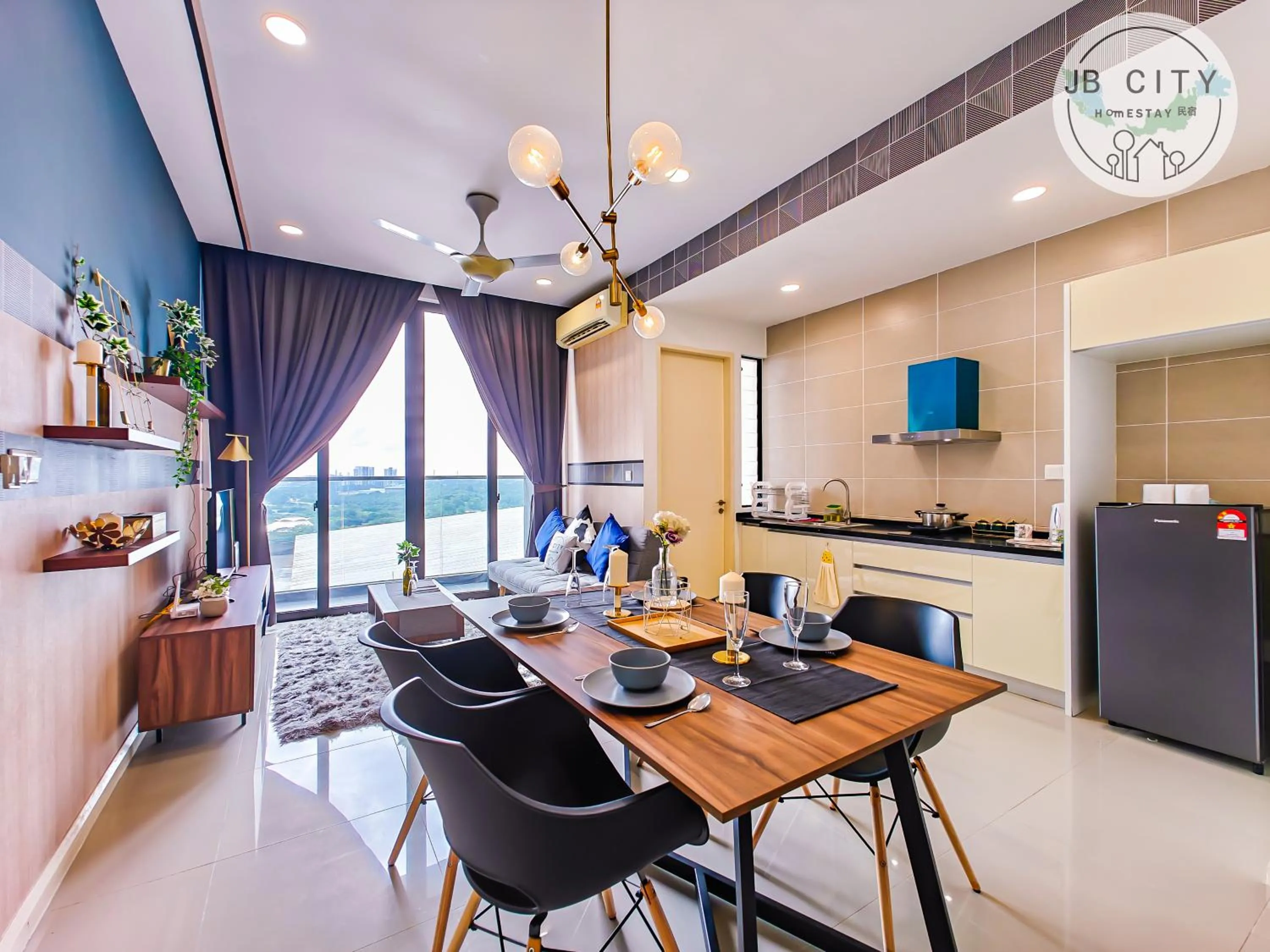 Living room in D'Pristine Suites by RR JBcity