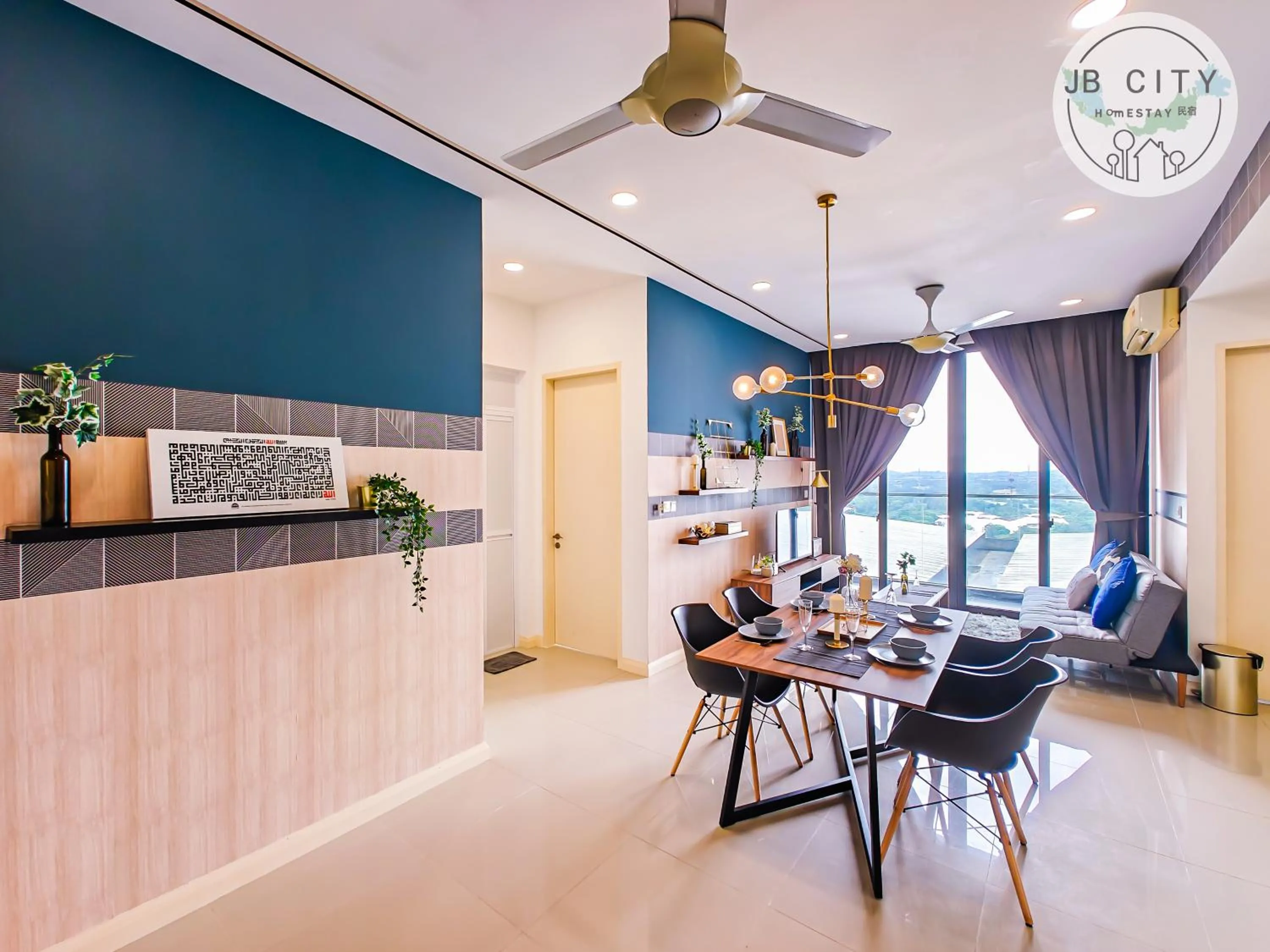 Living room in D'Pristine Suites by RR JBcity