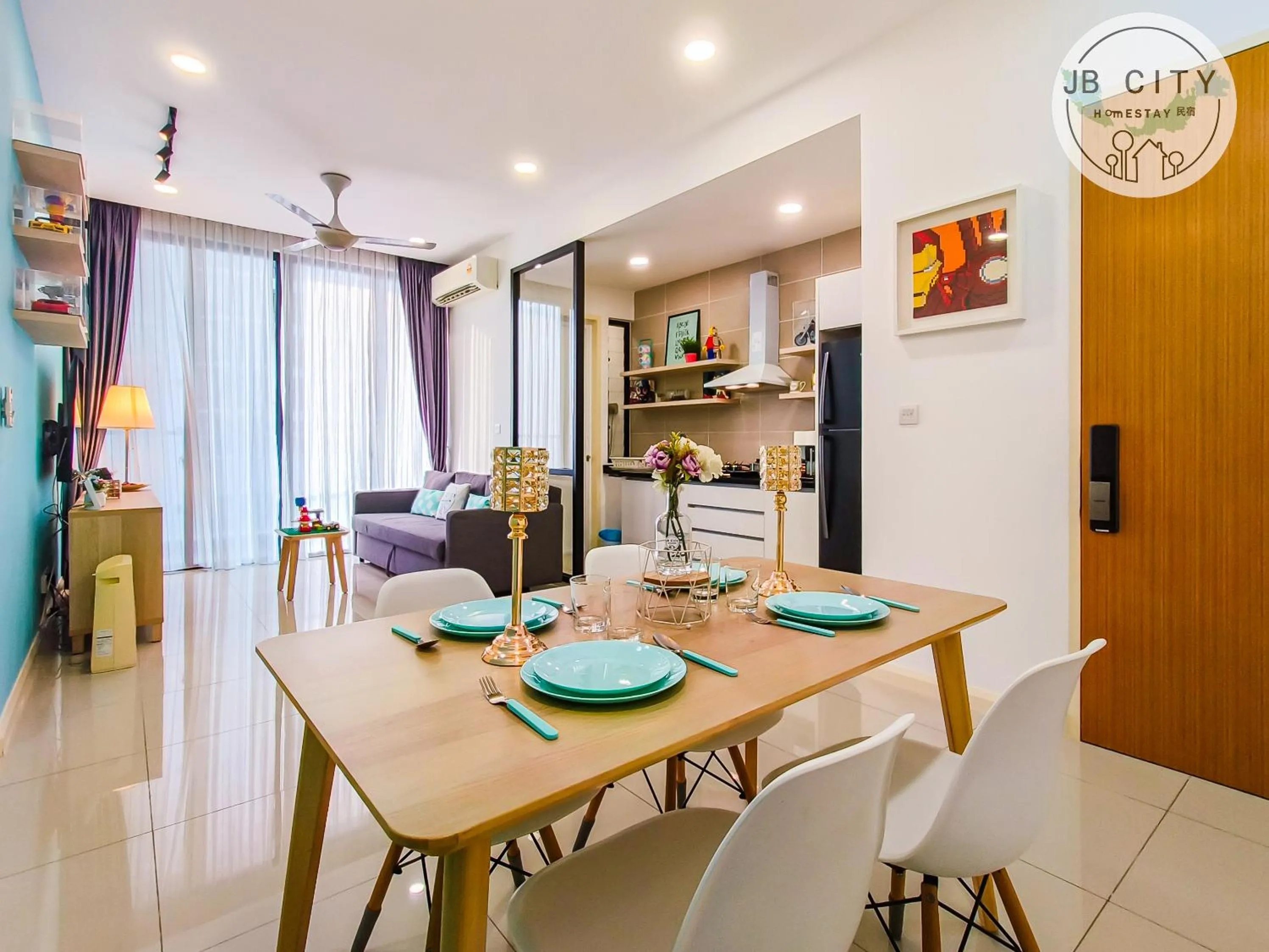 Dining area in D'Pristine Suites by RR JBcity
