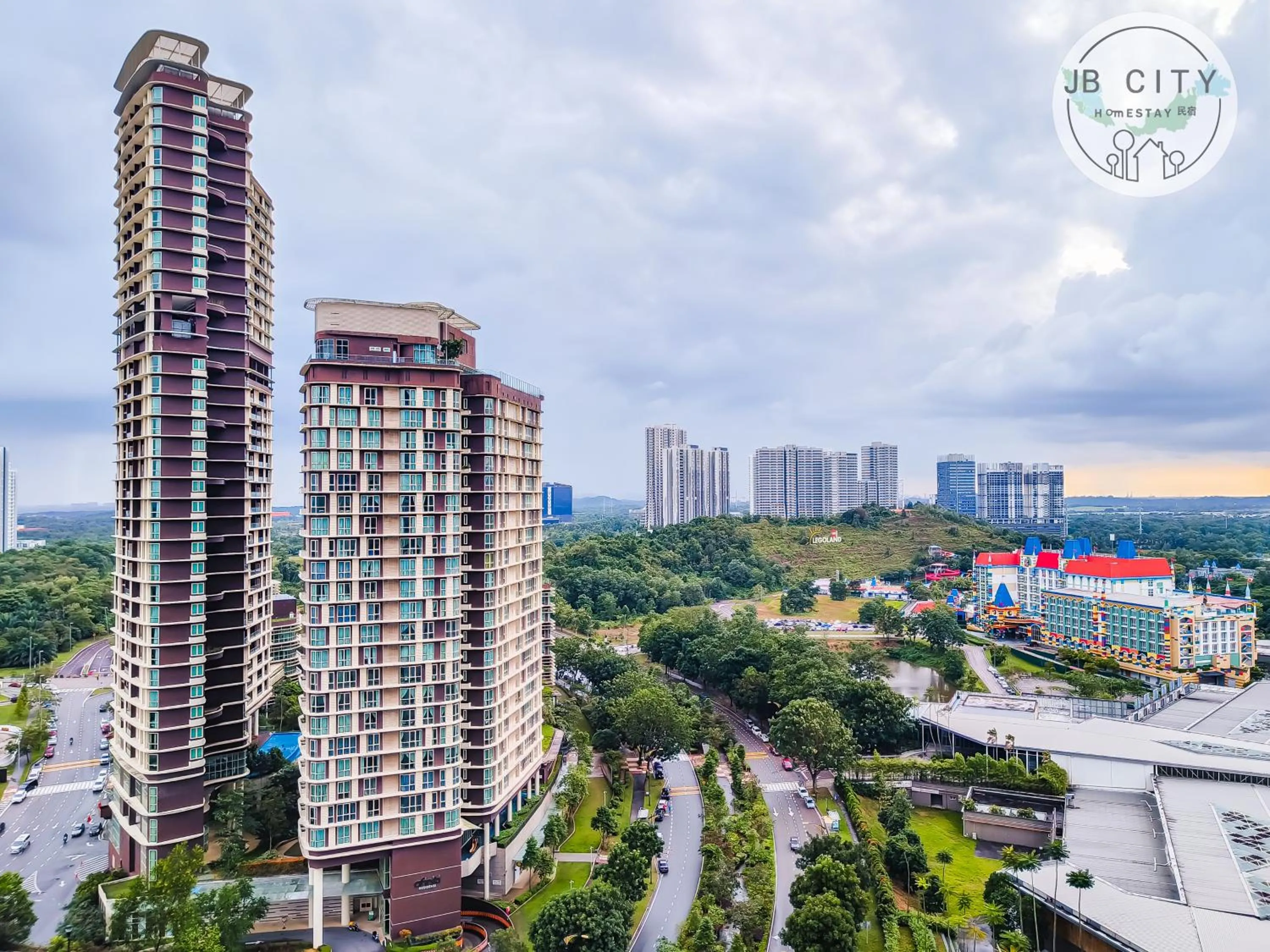 Bird's eye view in D'Pristine Suites by RR JBcity