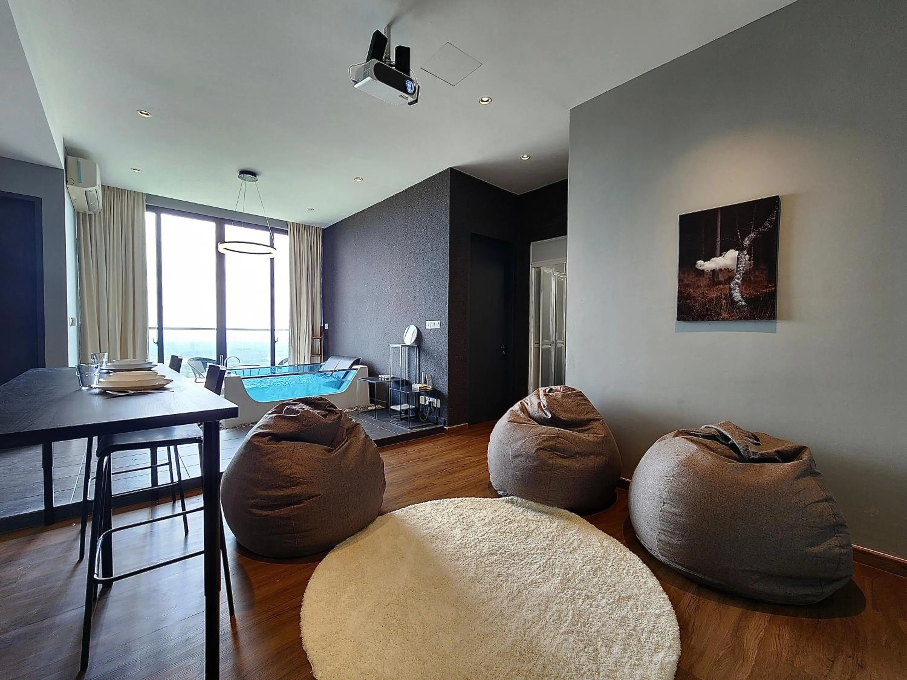 Living room in D'Pristine Suites by RR JBcity