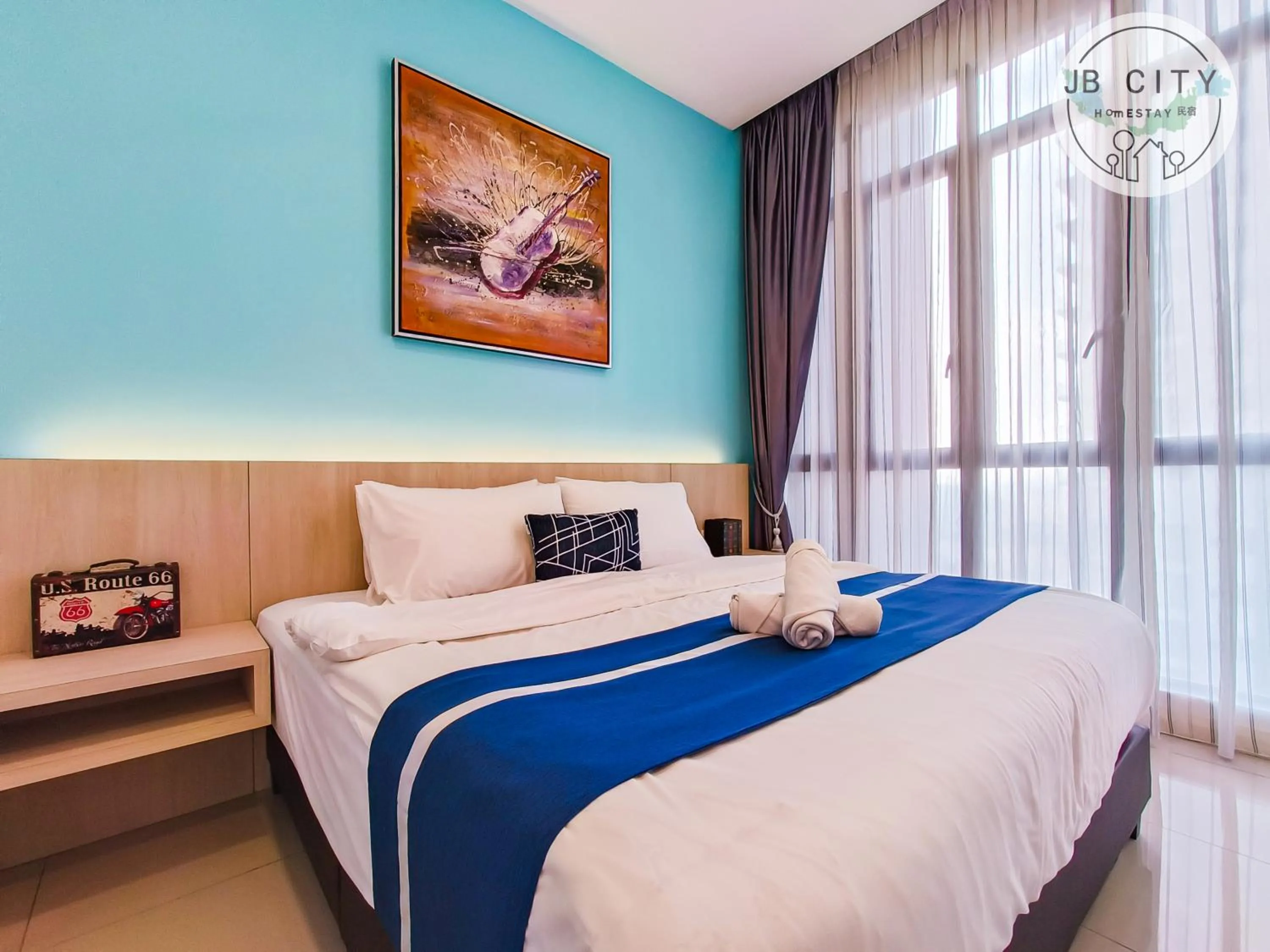Bed in D'Pristine Suites by RR JBcity