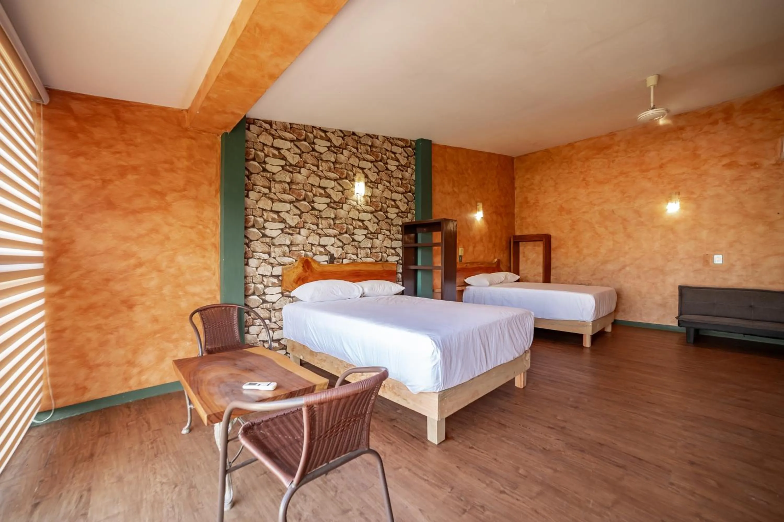 Bed in Madre Tierra Hotel & Coworking
