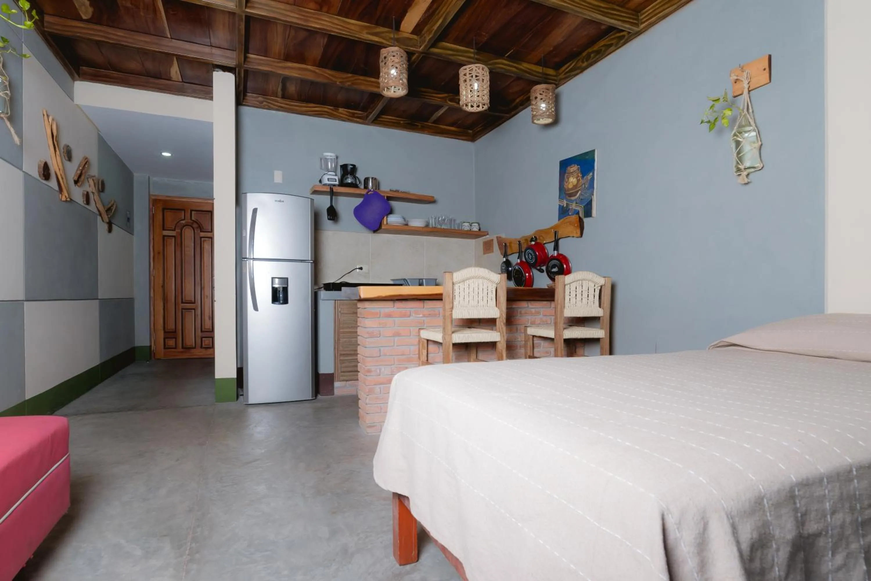 Bed in Madre Tierra Hotel & Coworking