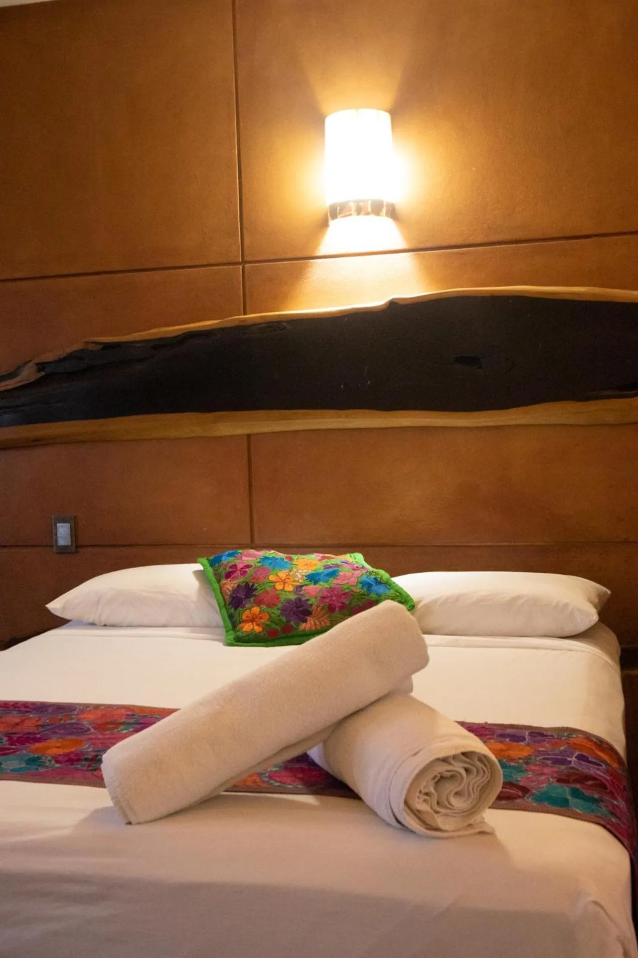 Bed in Madre Tierra Hotel & Coworking
