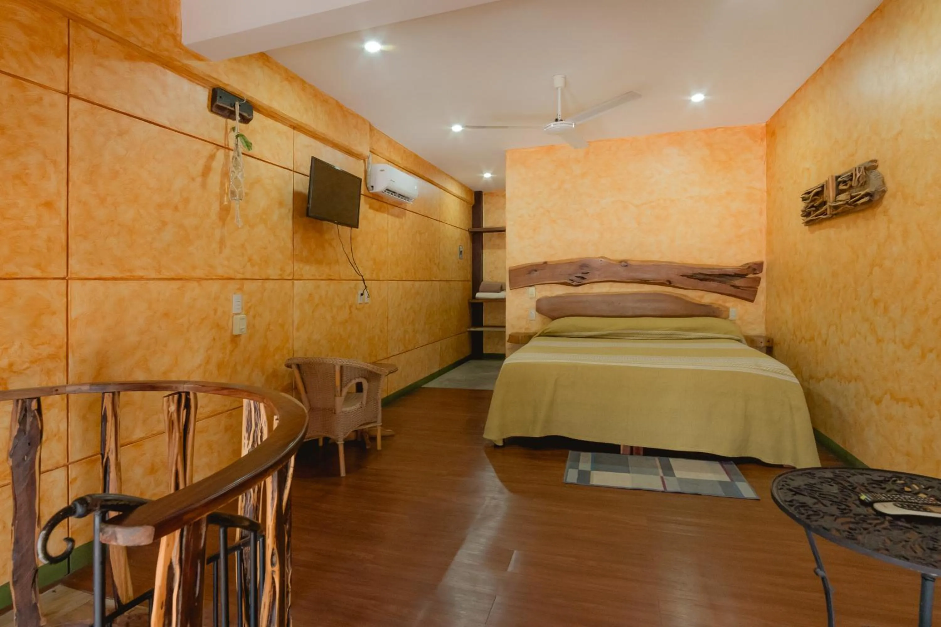 Bed in Madre Tierra Hotel & Coworking