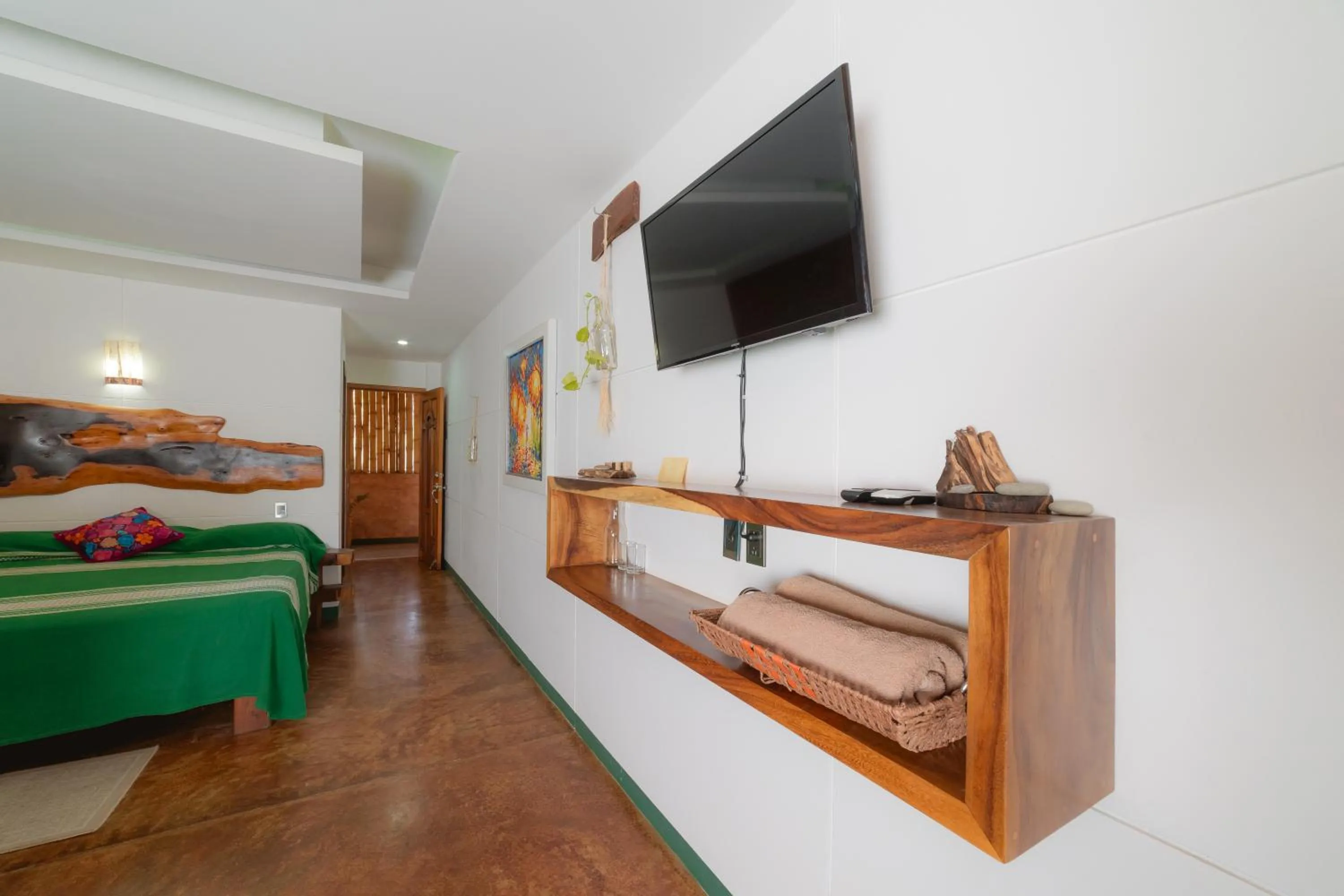 Bed in Madre Tierra Hotel & Coworking