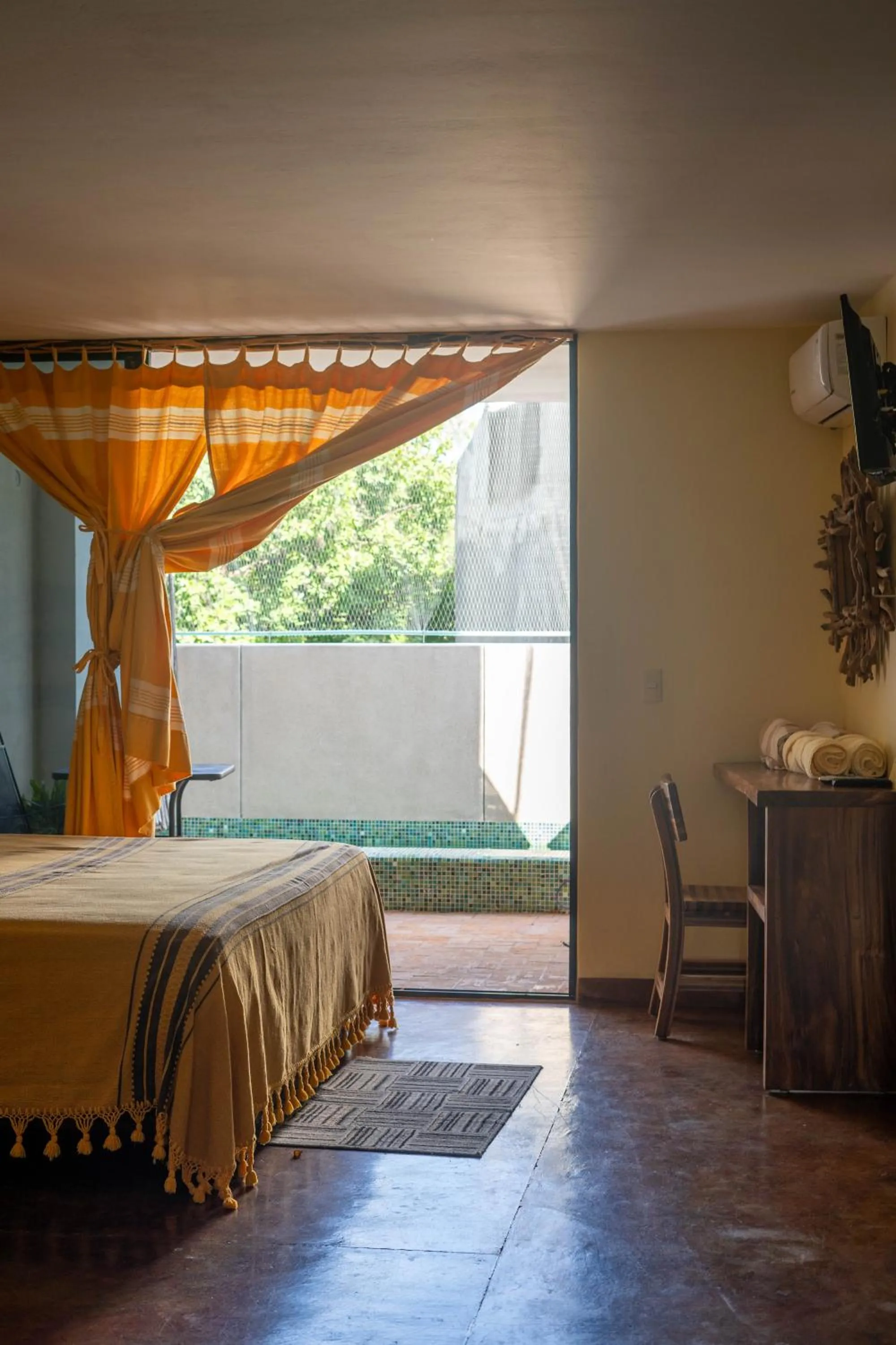 Bed in Madre Tierra Hotel & Coworking