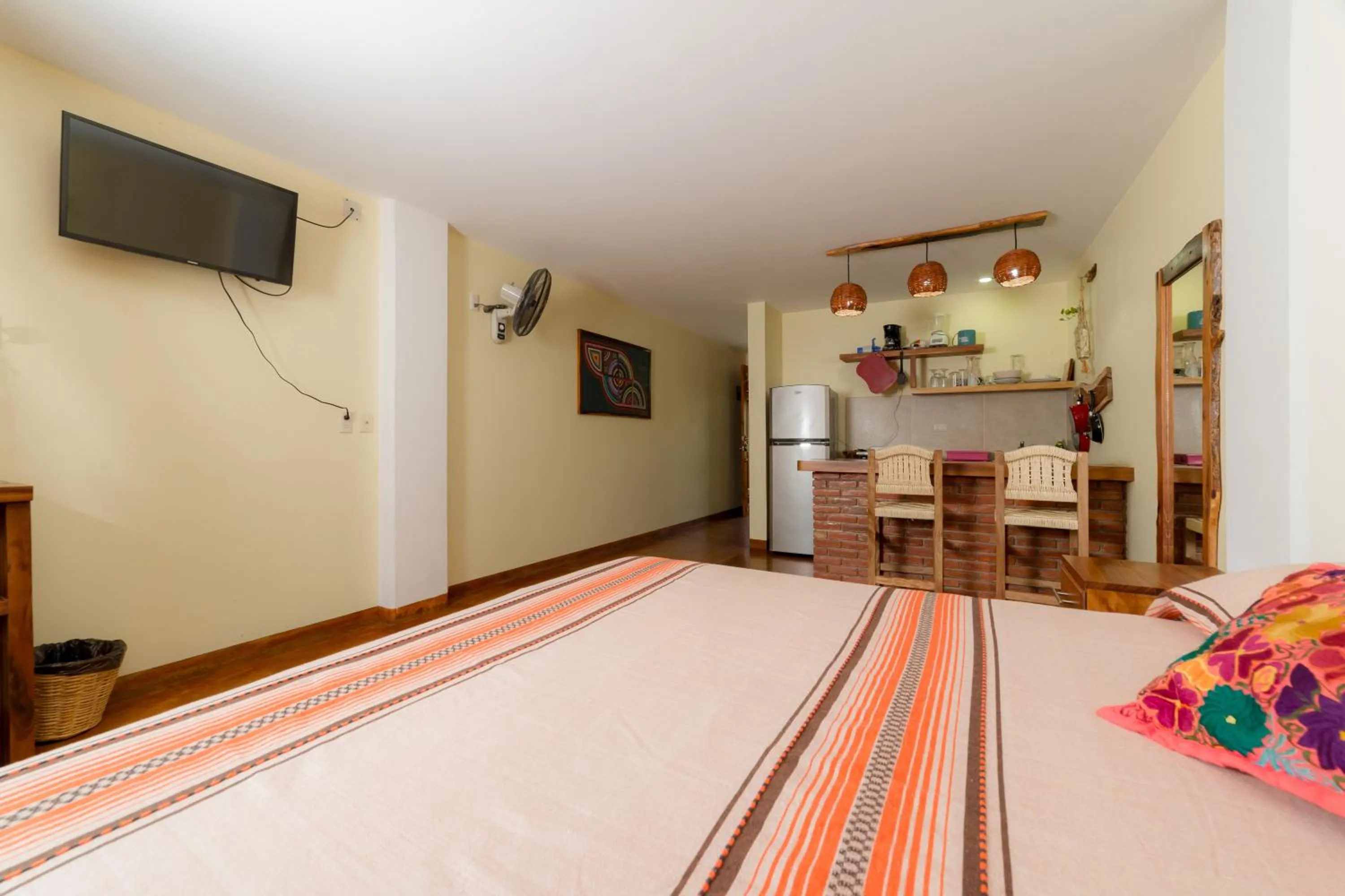Bed in Madre Tierra Hotel & Coworking