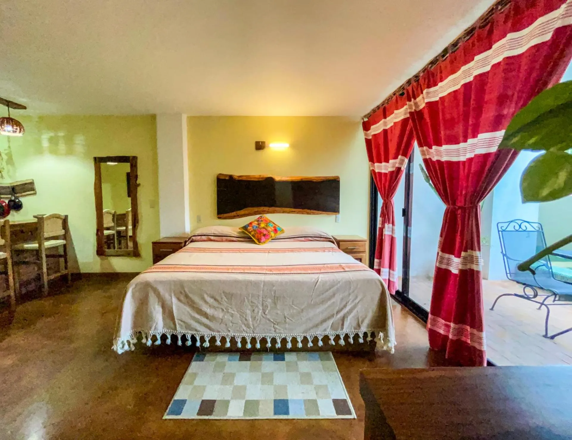 Bed in Madre Tierra Hotel & Coworking