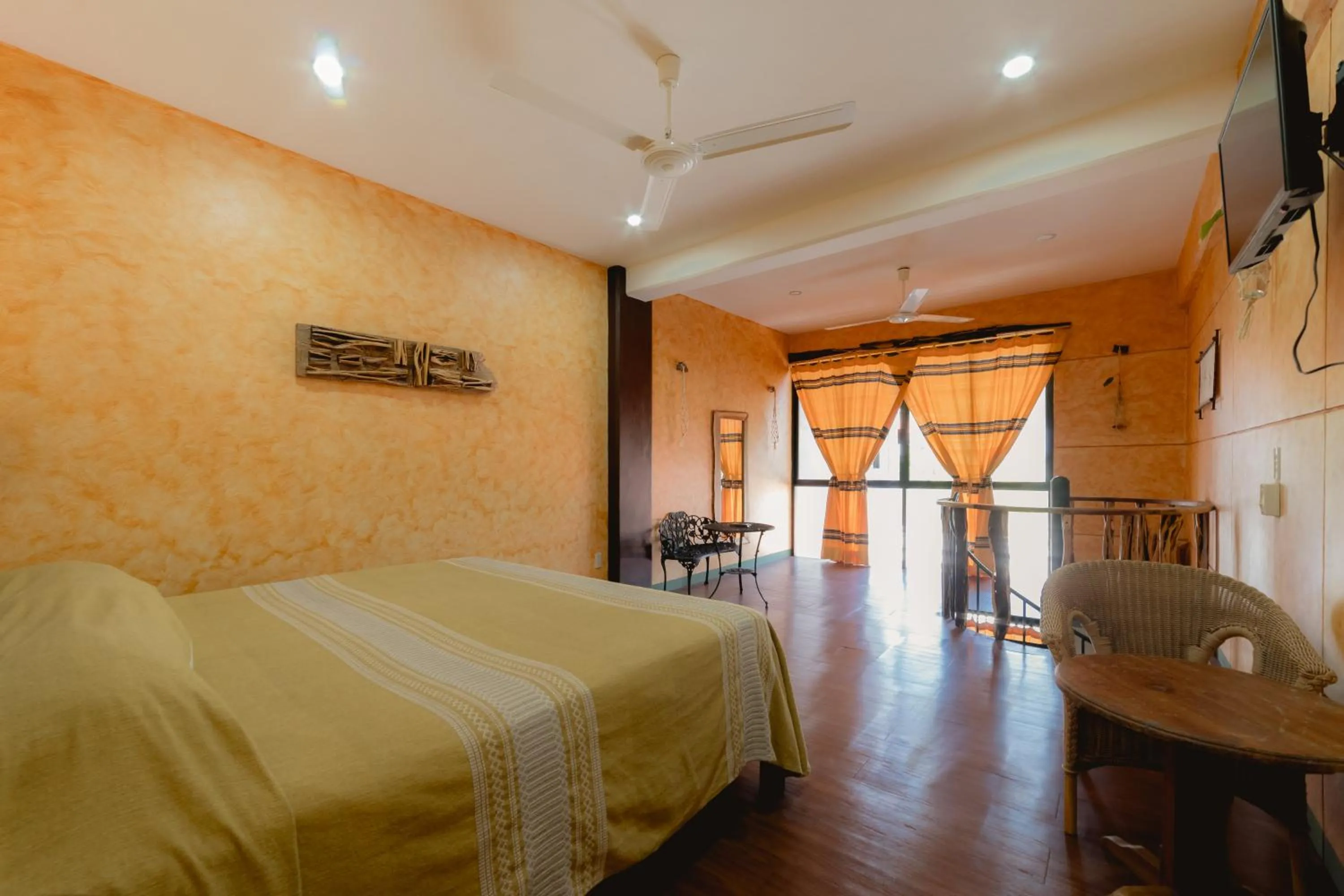 Bed in Madre Tierra Hotel & Coworking