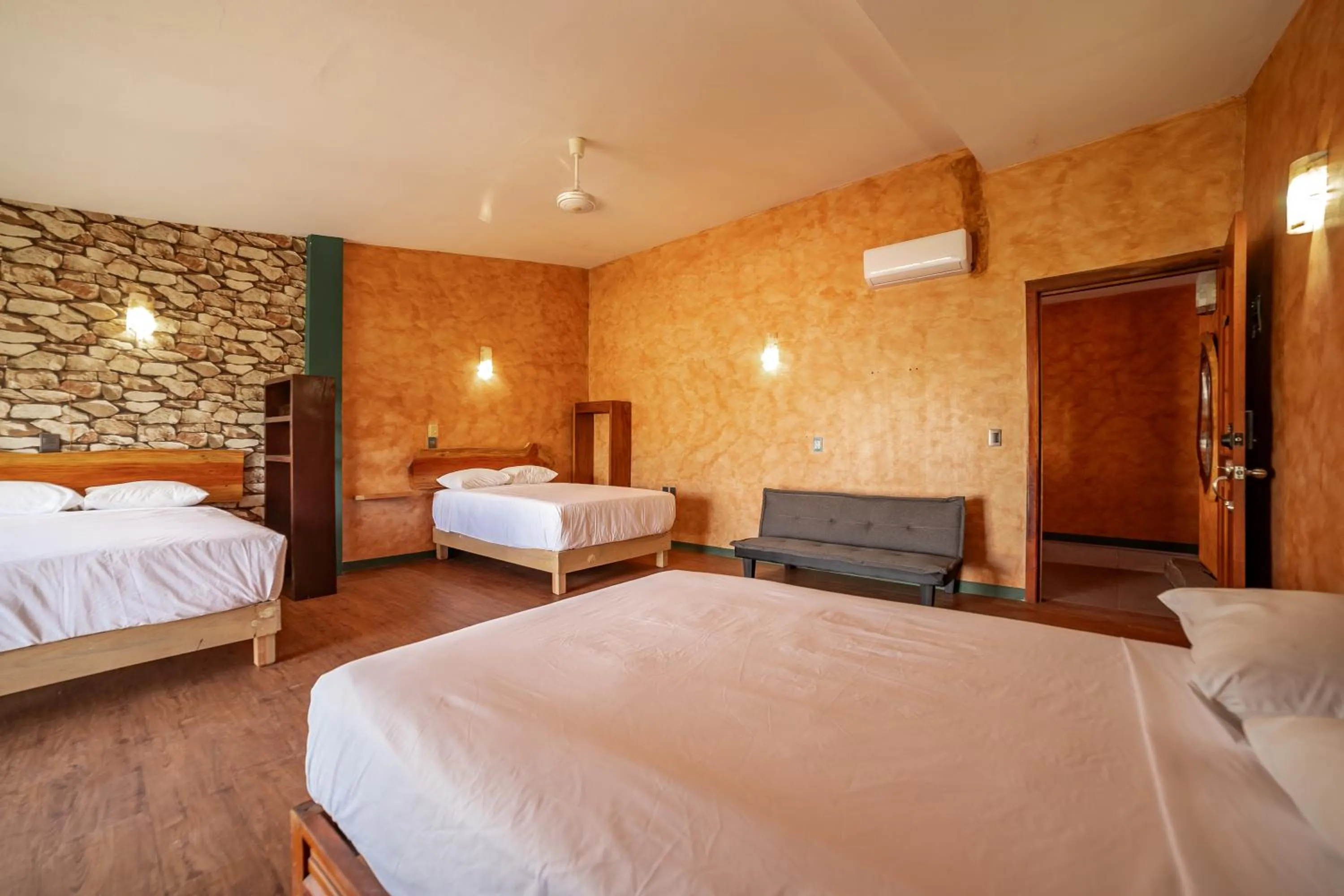 Bed in Madre Tierra Hotel & Coworking