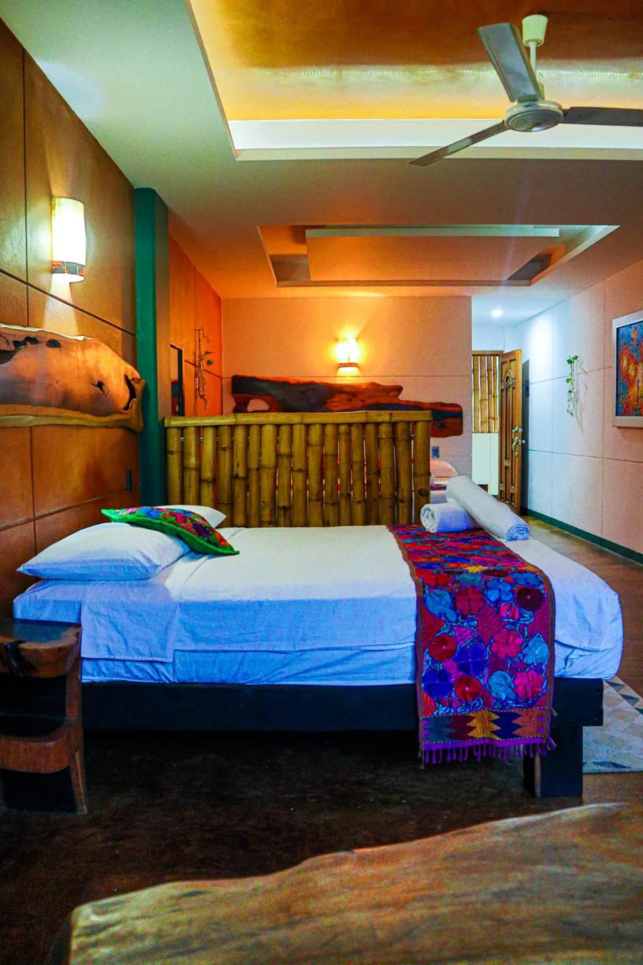 Bed in Madre Tierra Hotel & Coworking