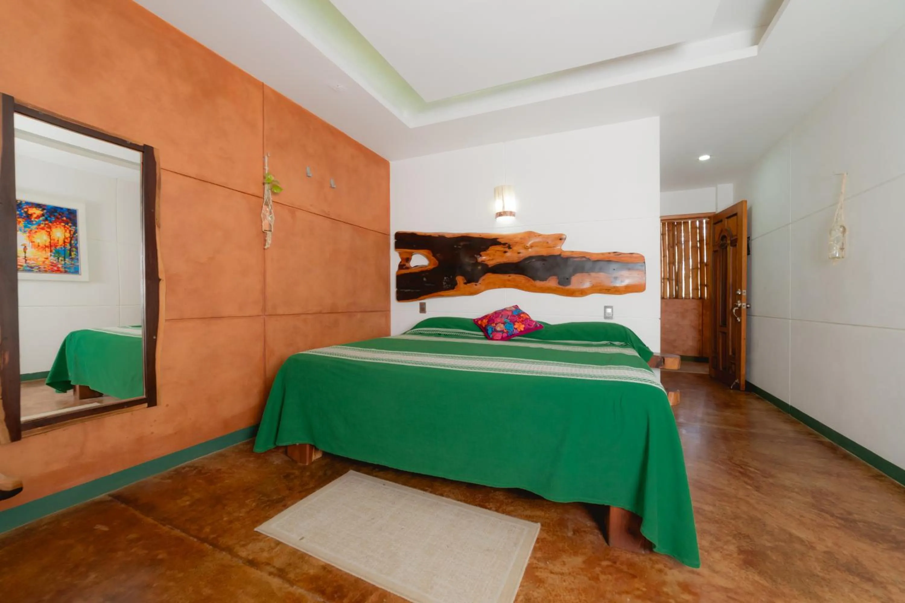 Bed in Madre Tierra Hotel & Coworking