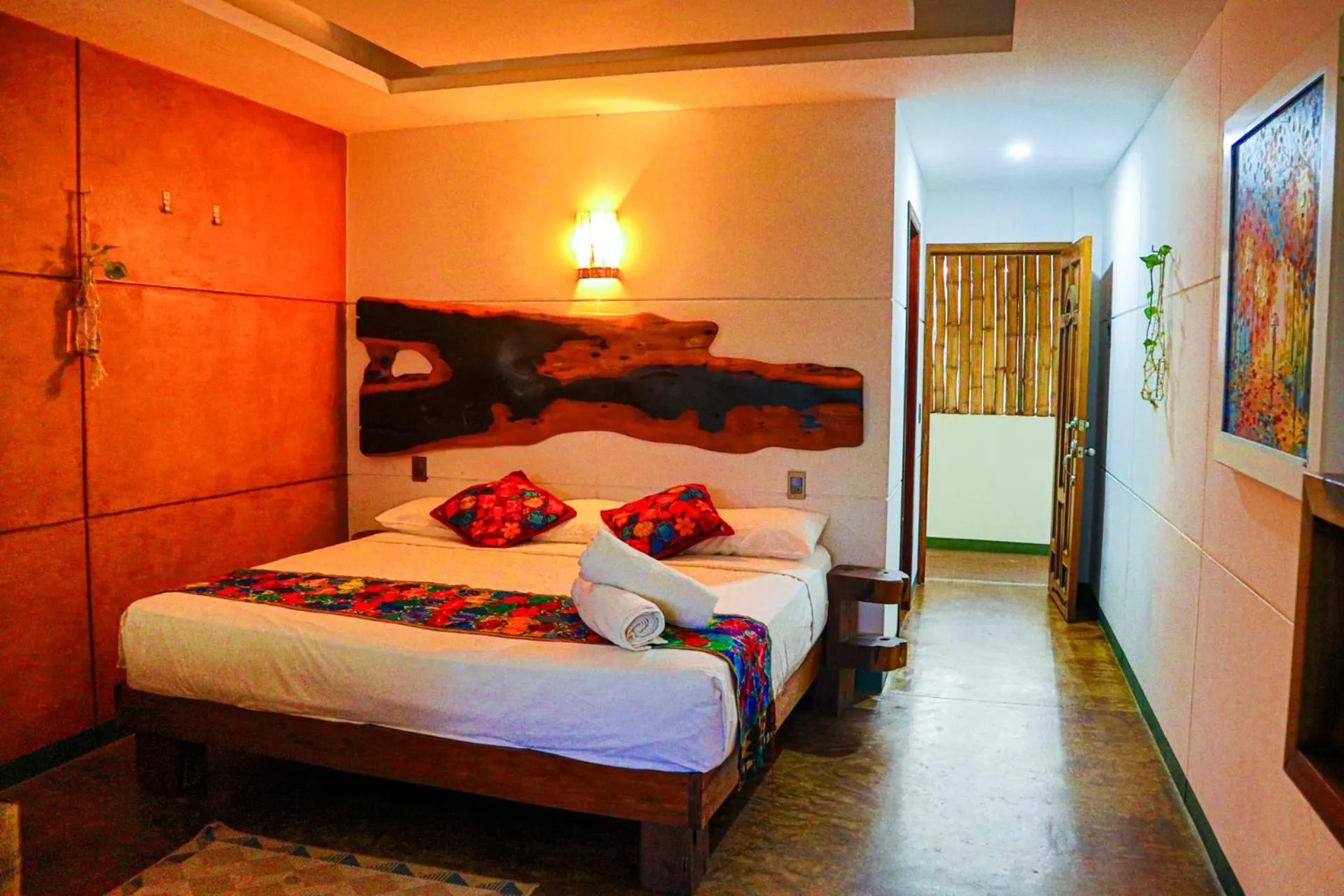 Bed in Madre Tierra Hotel & Coworking