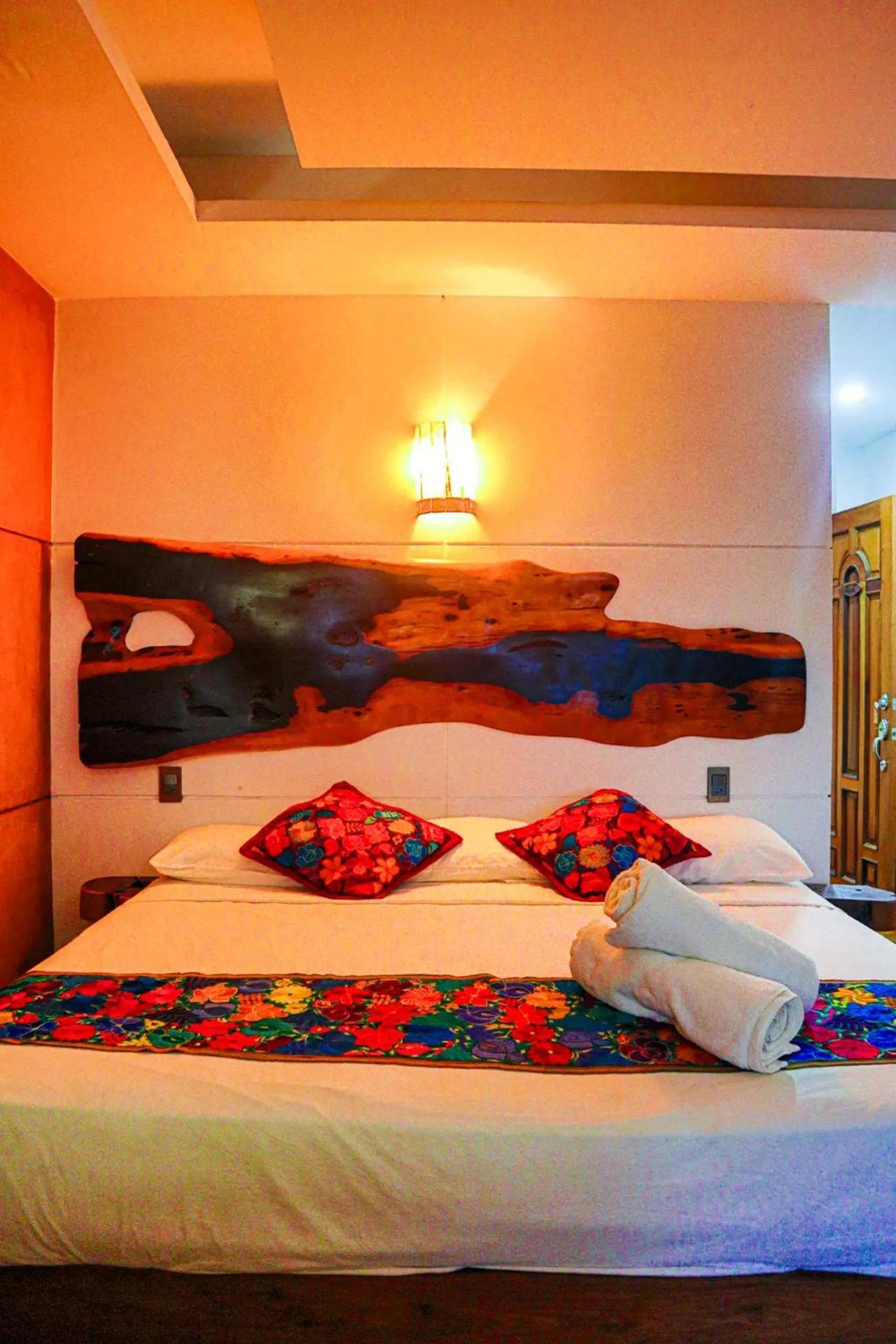 Bed in Madre Tierra Hotel & Coworking