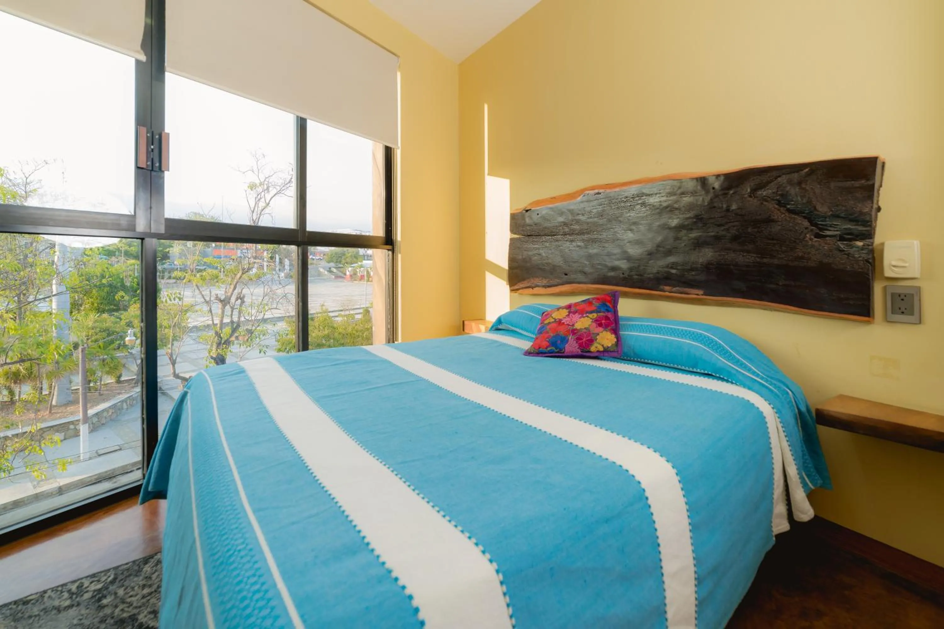 Bed in Madre Tierra Hotel & Coworking