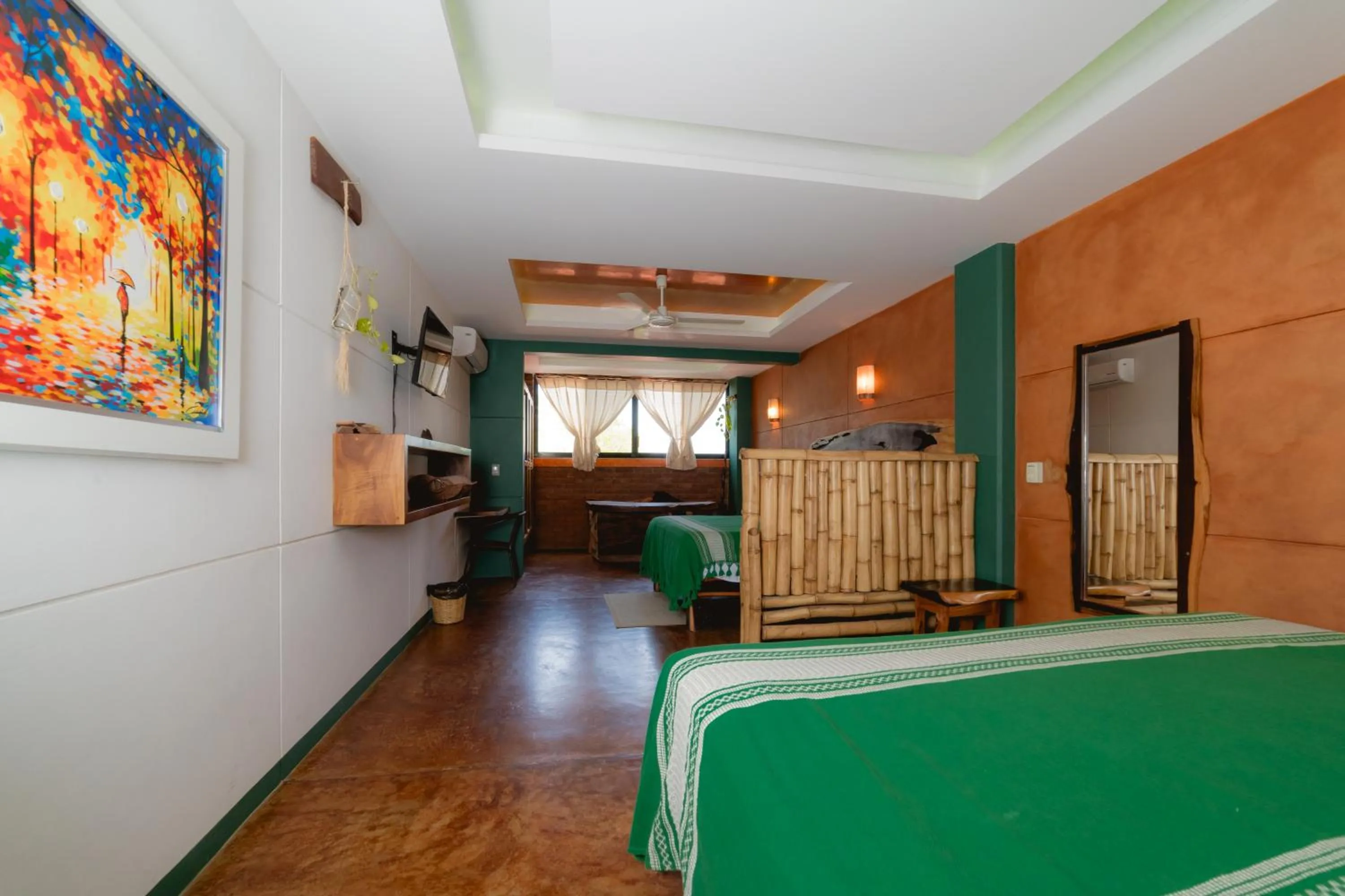 Bed in Madre Tierra Hotel & Coworking