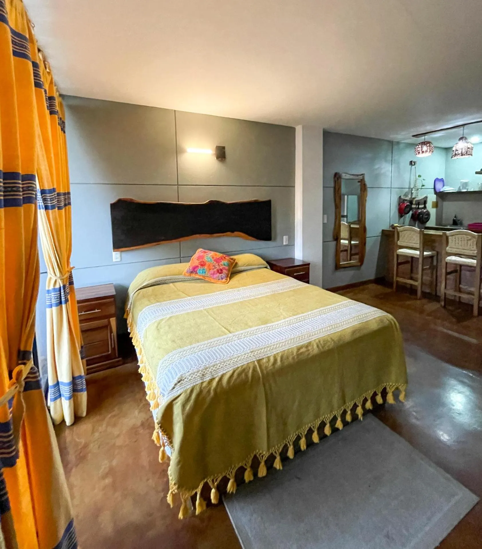 Bed in Madre Tierra Hotel & Coworking