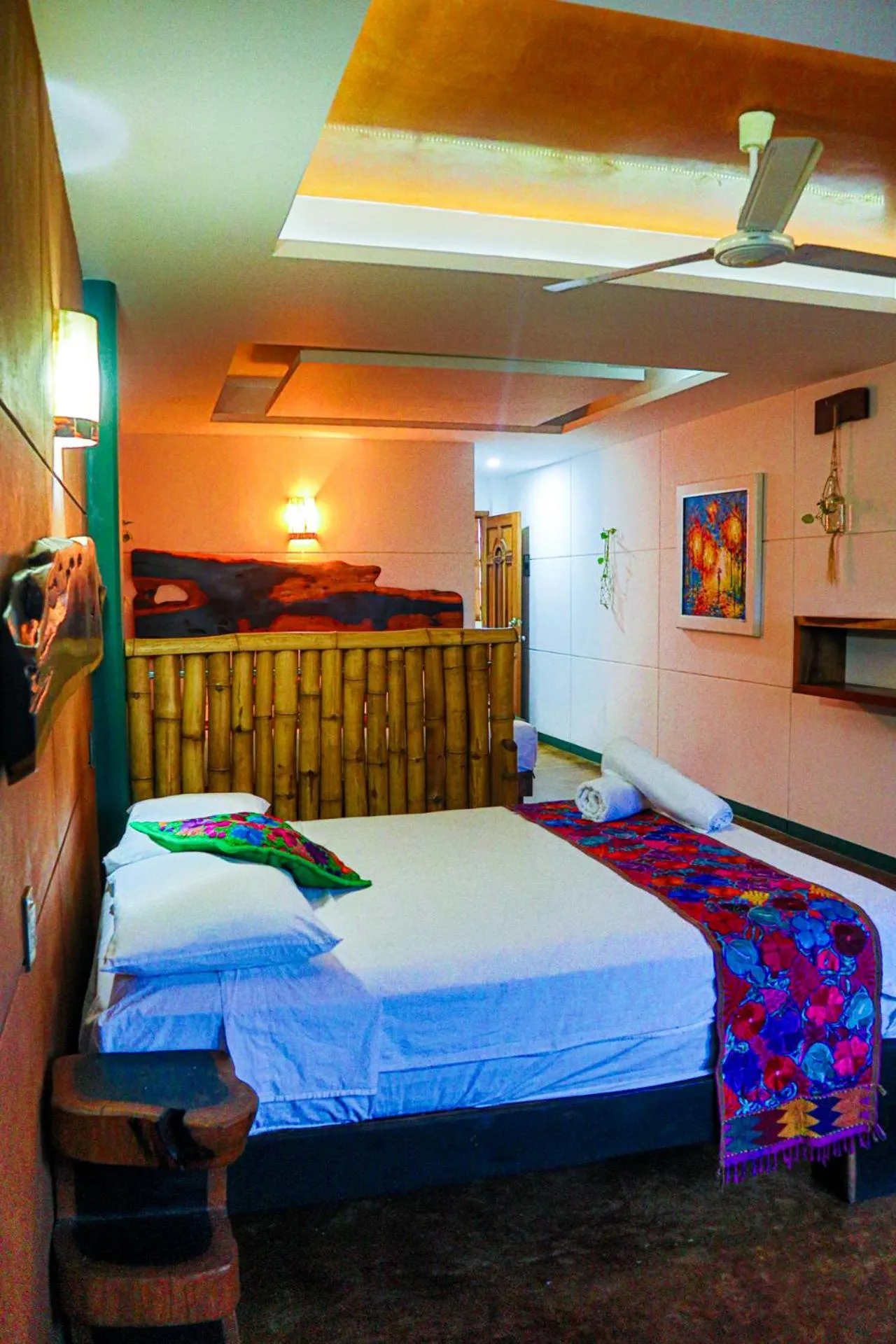 Bed in Madre Tierra Hotel & Coworking