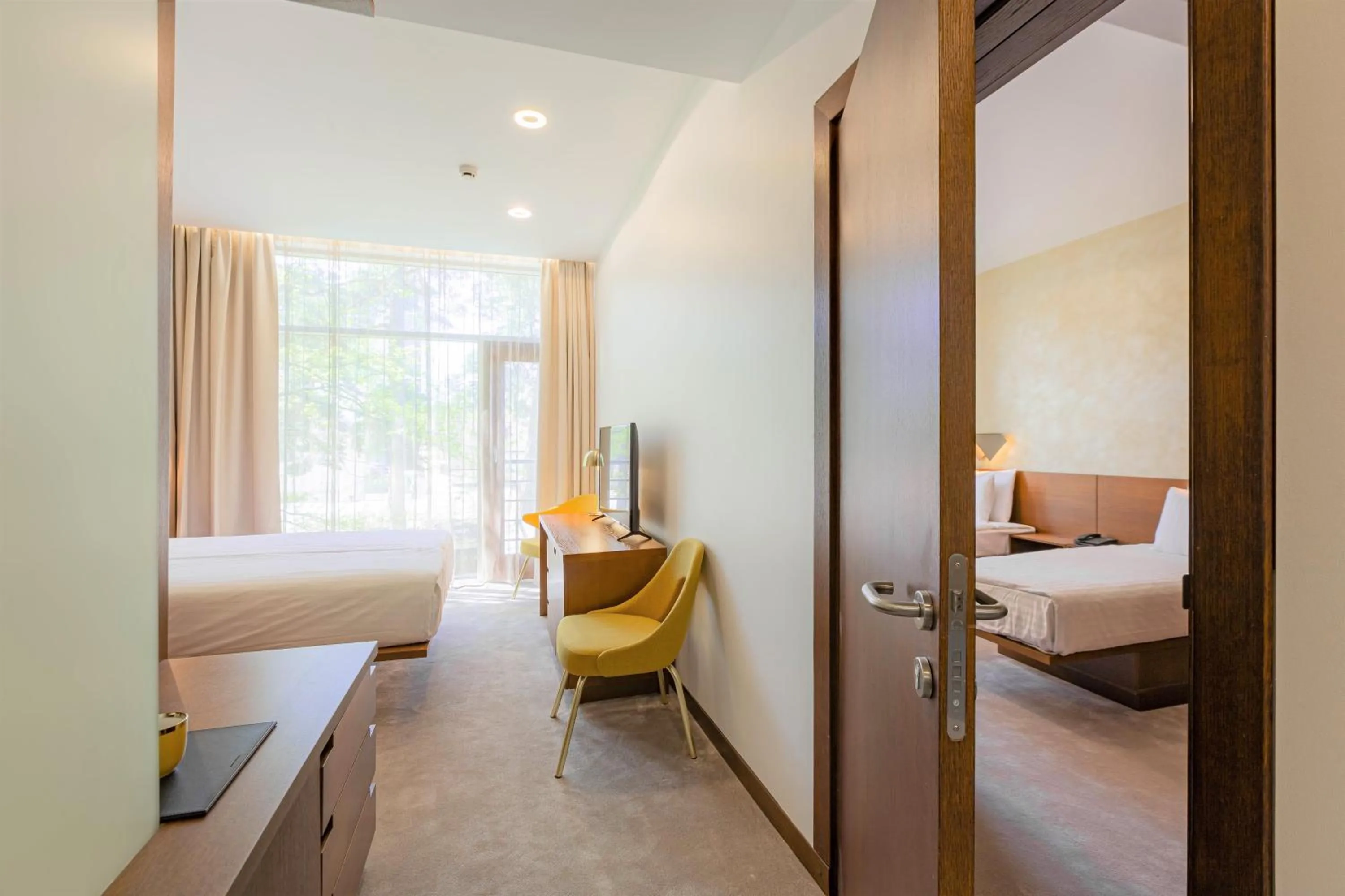 Bed in Rixwell Collection Seaside Hotel Jurmala