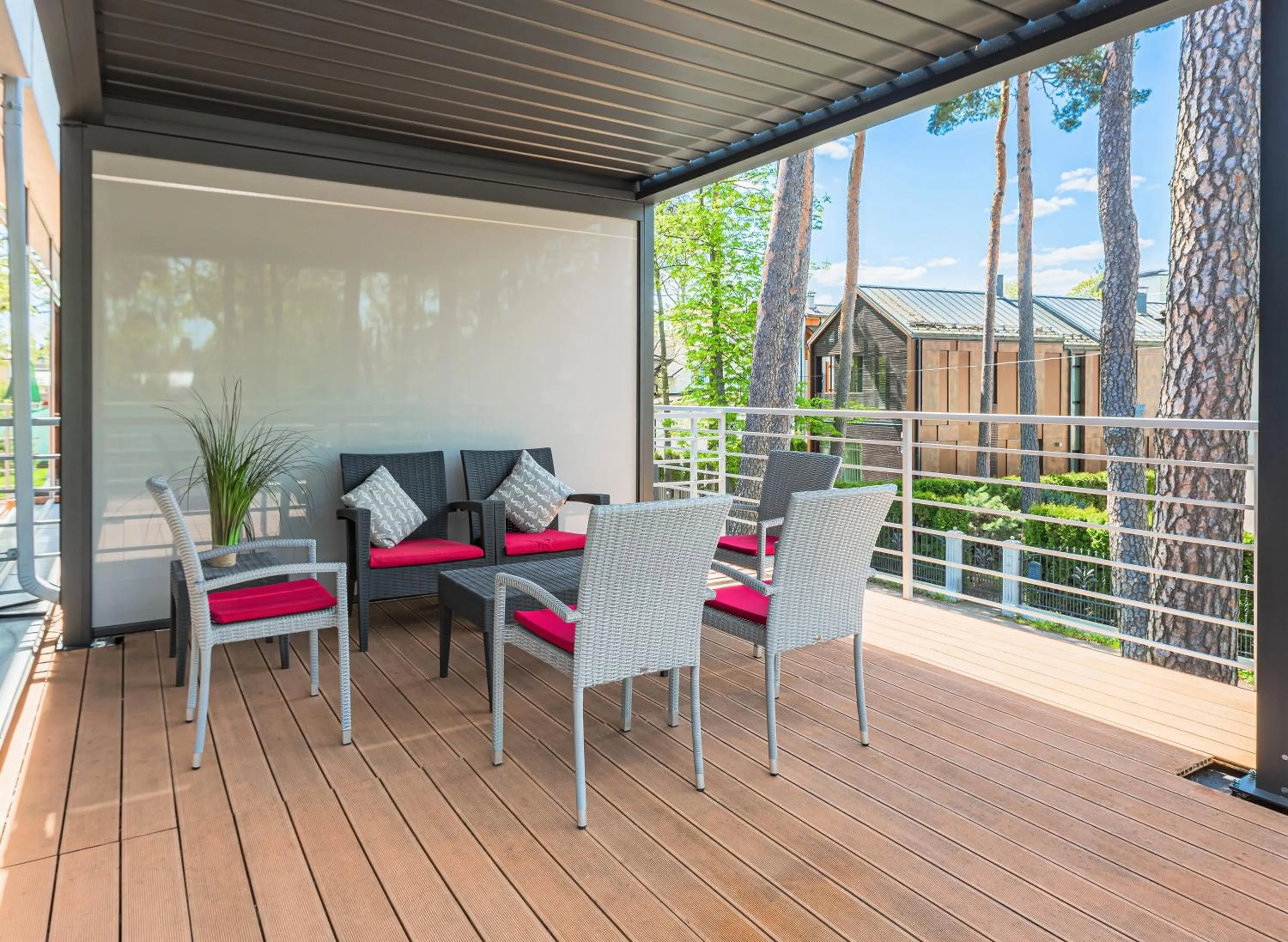 Balcony/Terrace in Rixwell Collection Seaside Hotel Jurmala