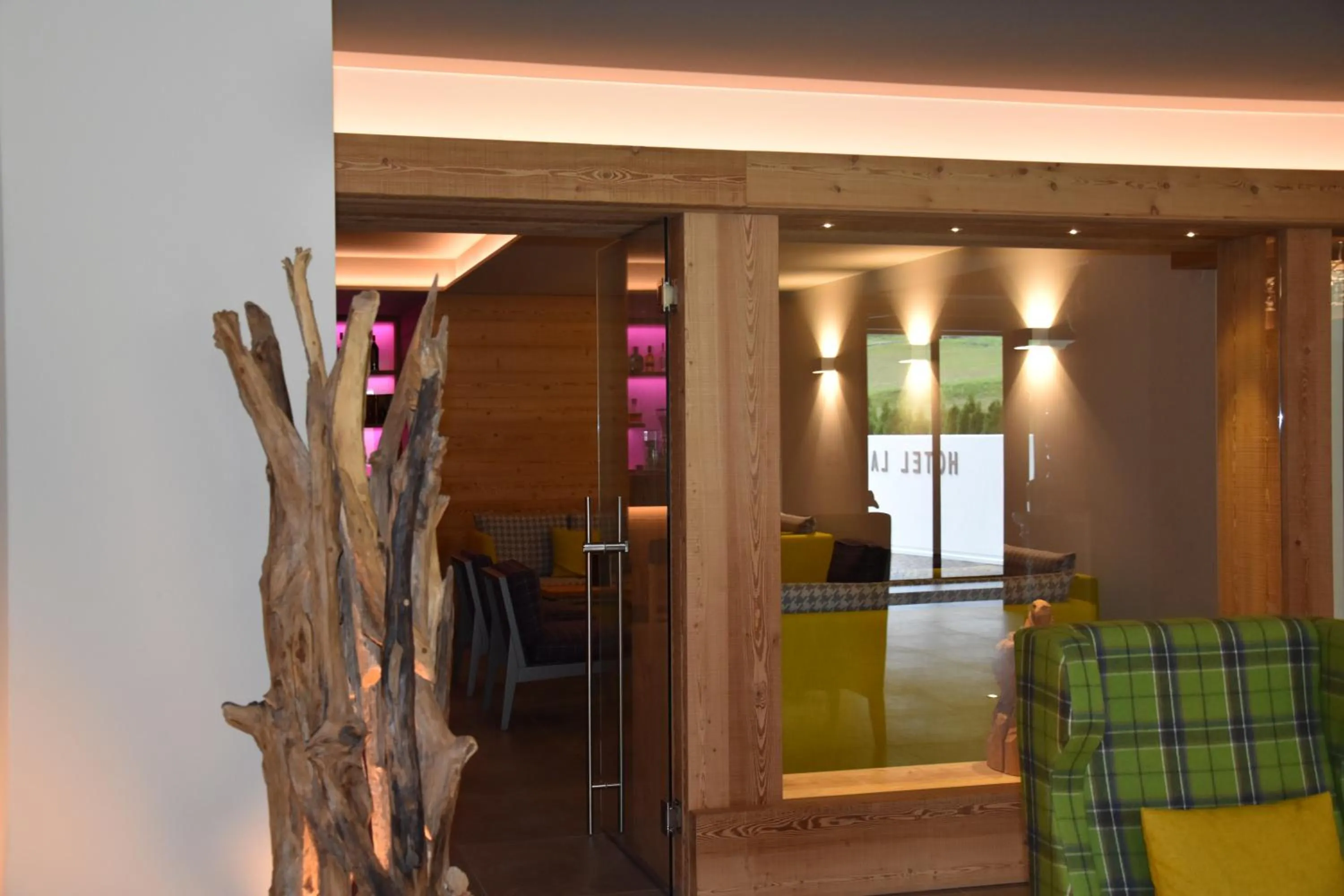 Lobby or reception in Hotel La Baita