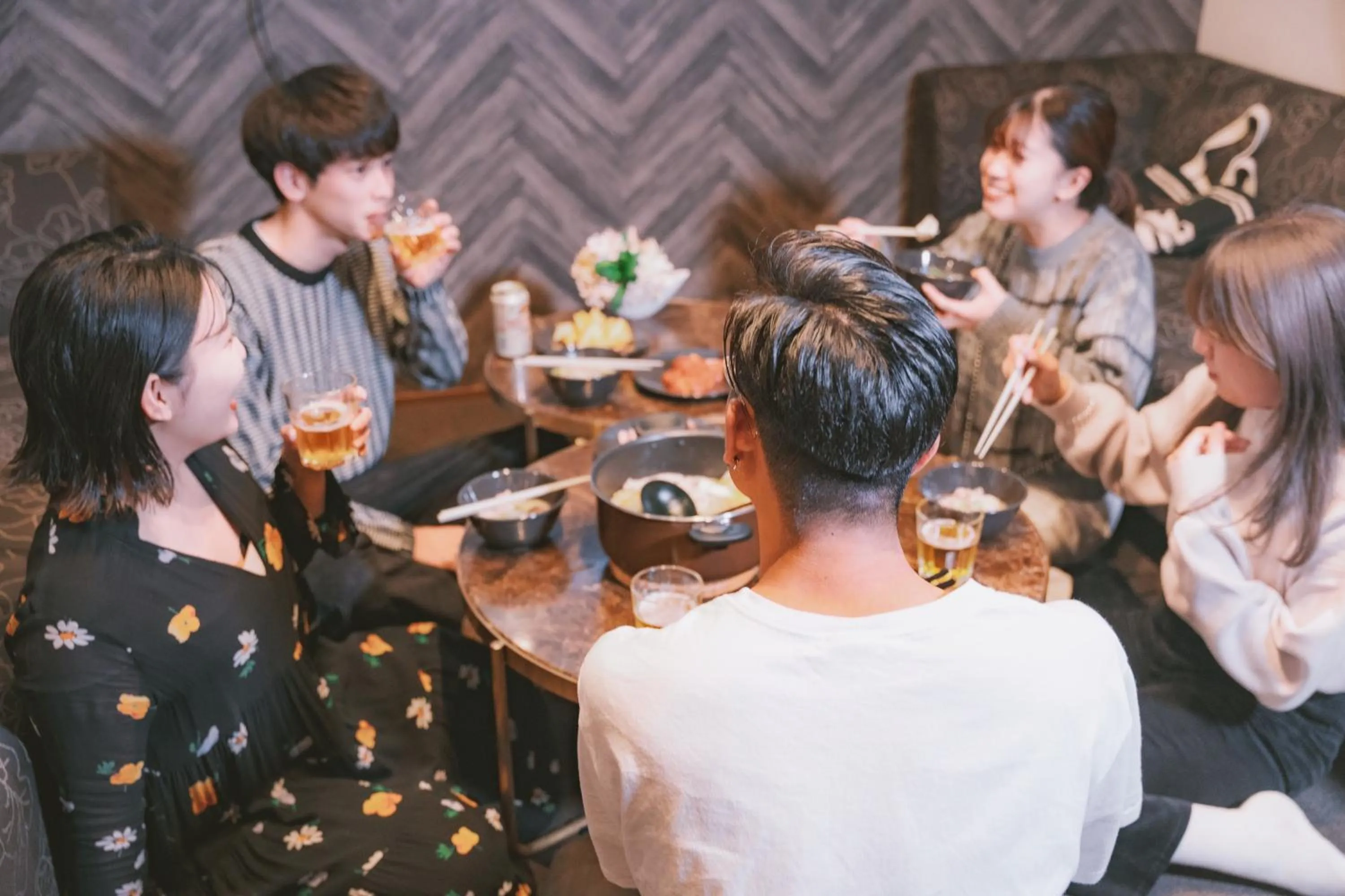 People in GRAND BASE Hakata Bay