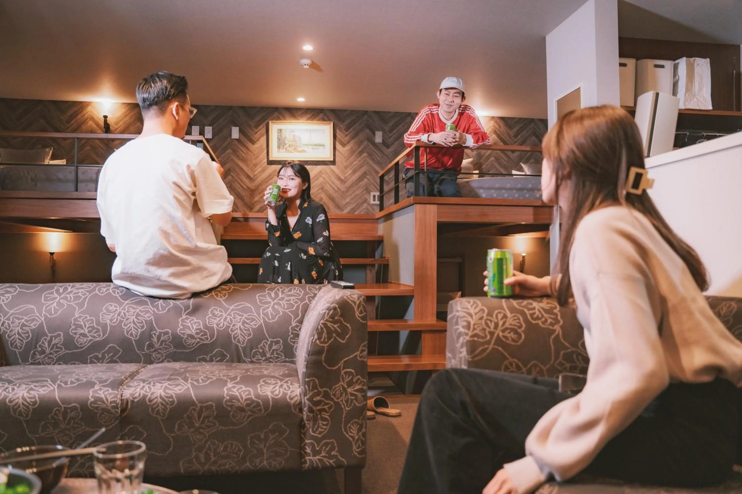 People in GRAND BASE Hakata Bay