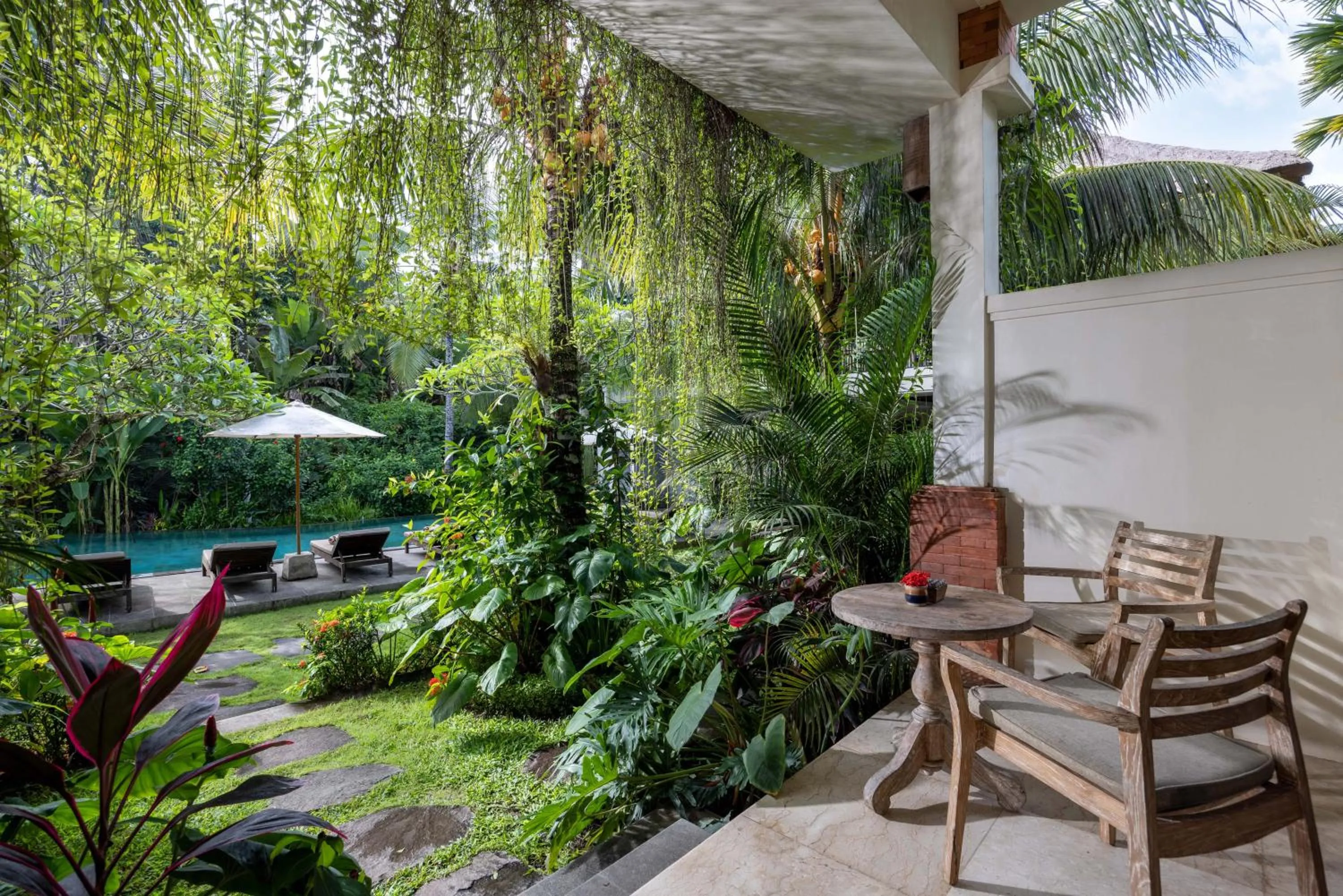 Garden in The Kalyana Ubud Resort