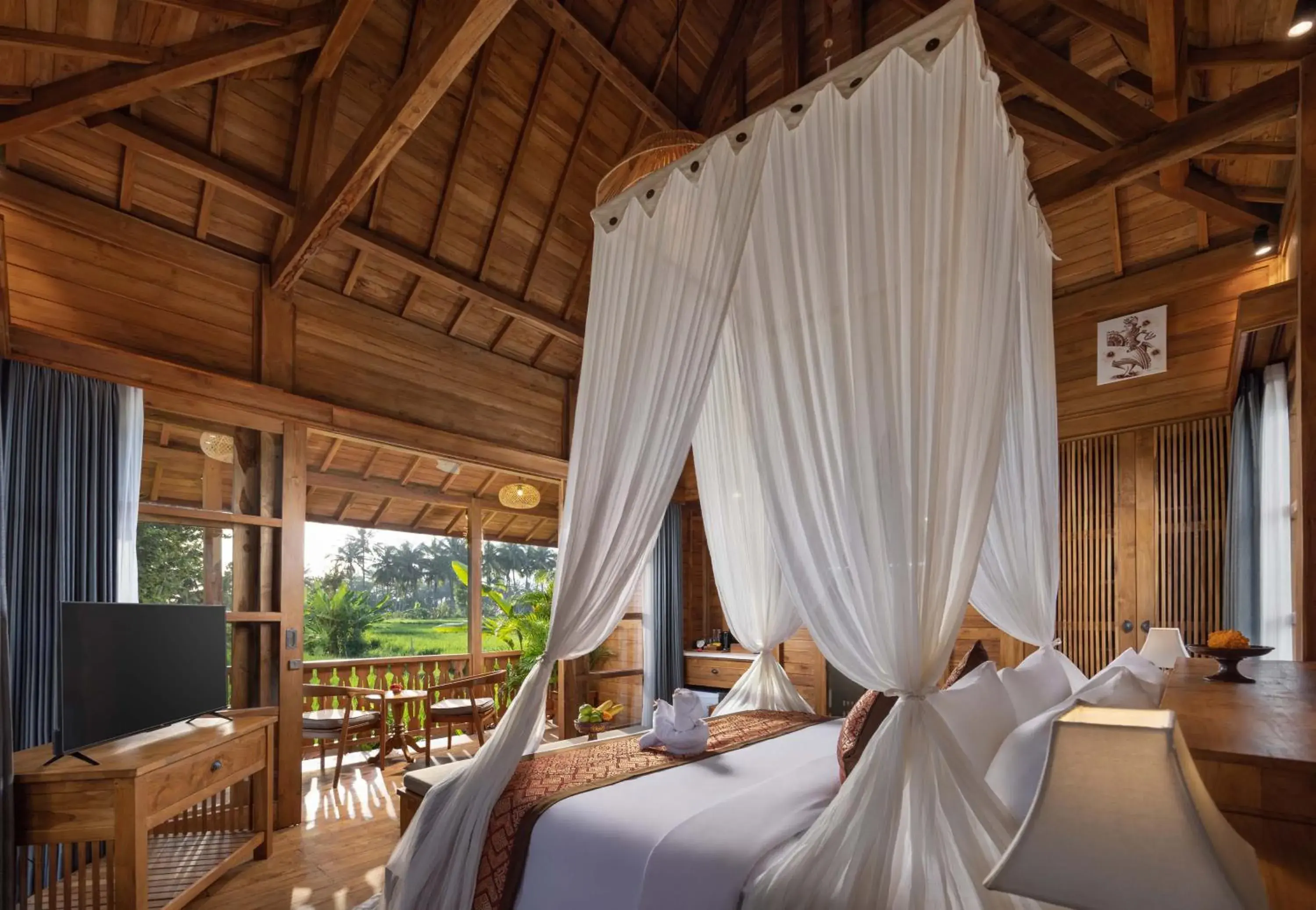 View (from property/room), Bed in The Kalyana Ubud Resort View (from property/room), Bed in The Kalyana Ubud Resort