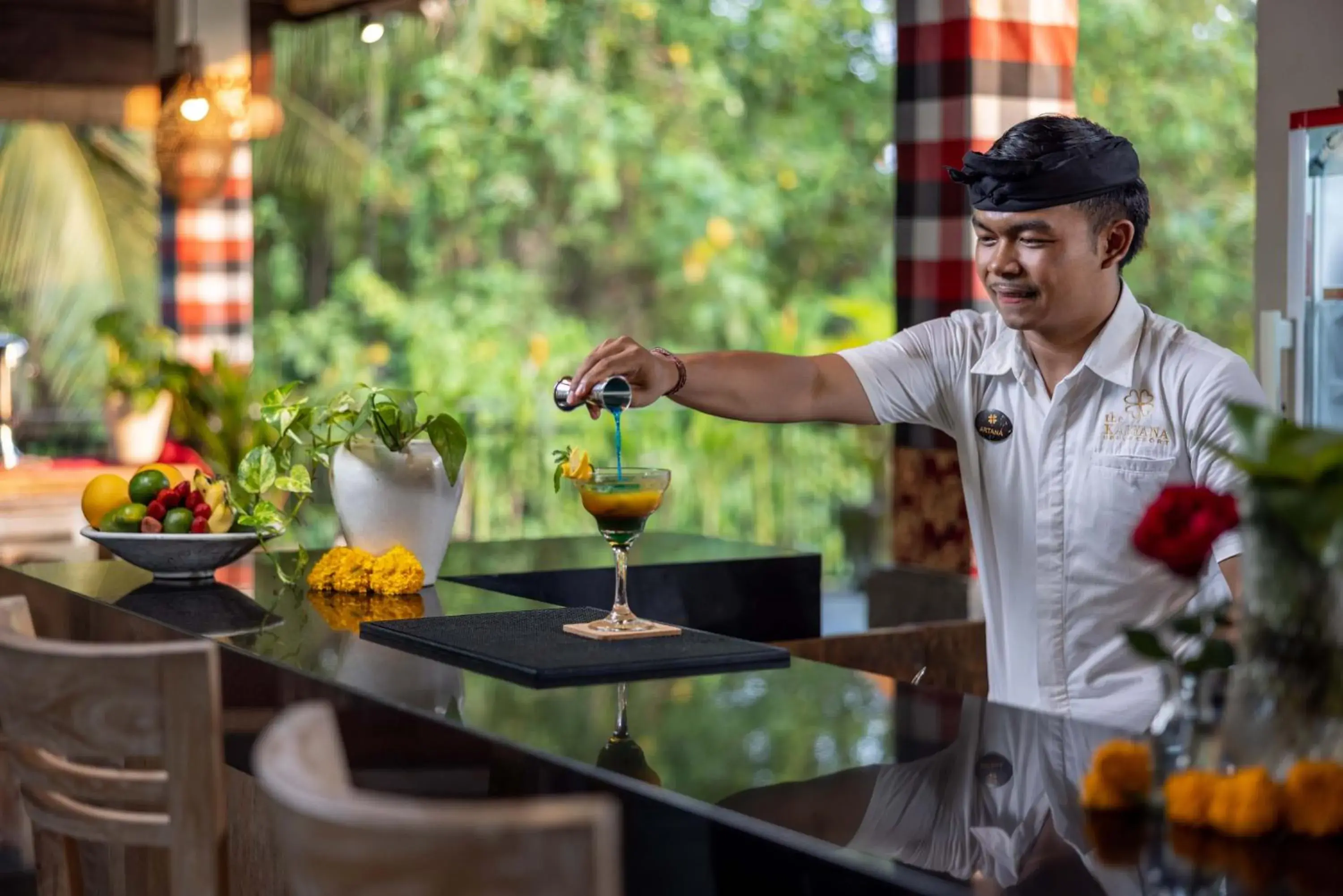 Food and drinks in The Kalyana Ubud Resort Food and drinks in The Kalyana Ubud Resort