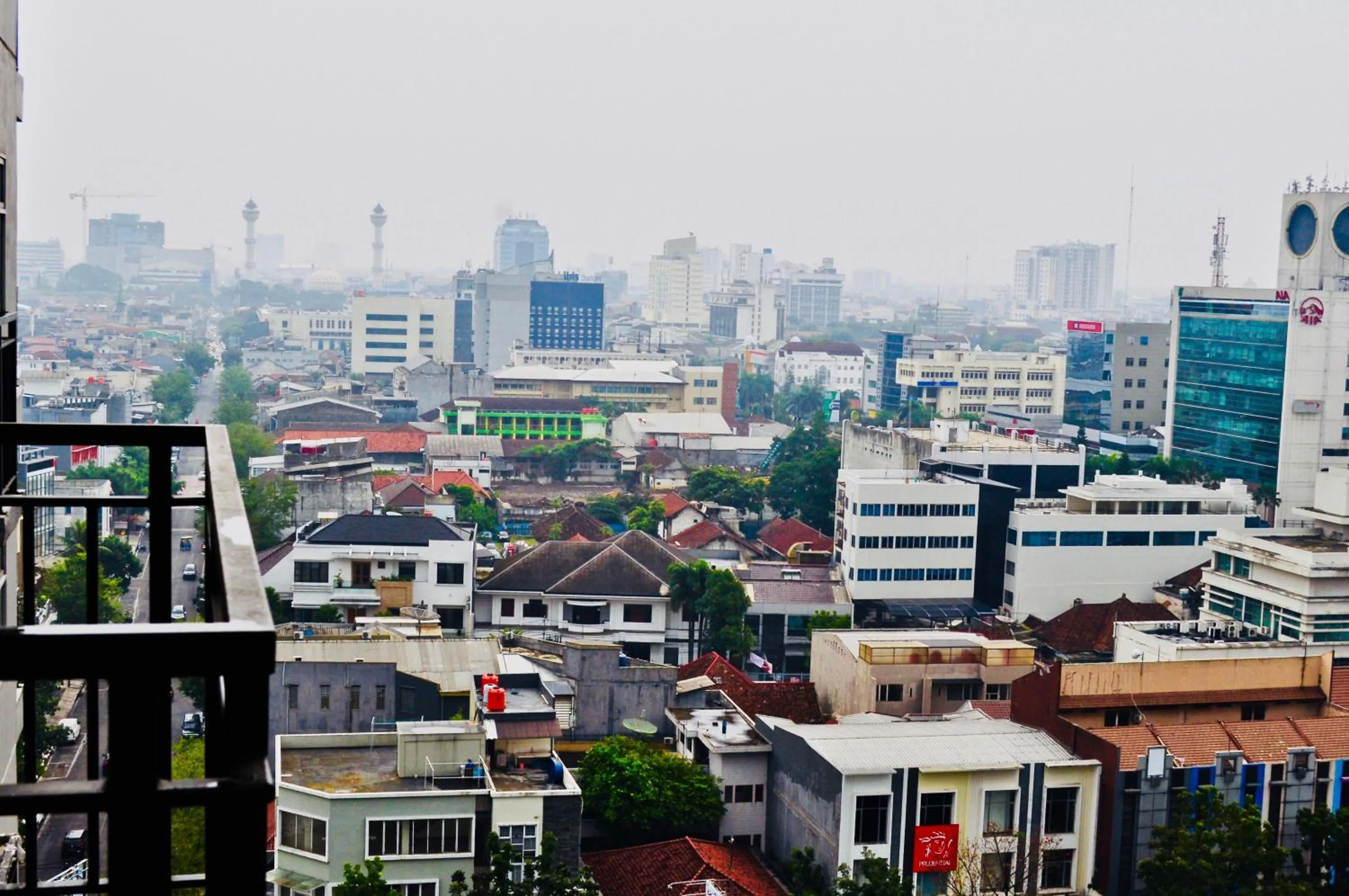 City view in Apartment Grand Asia Afrika SKYEN