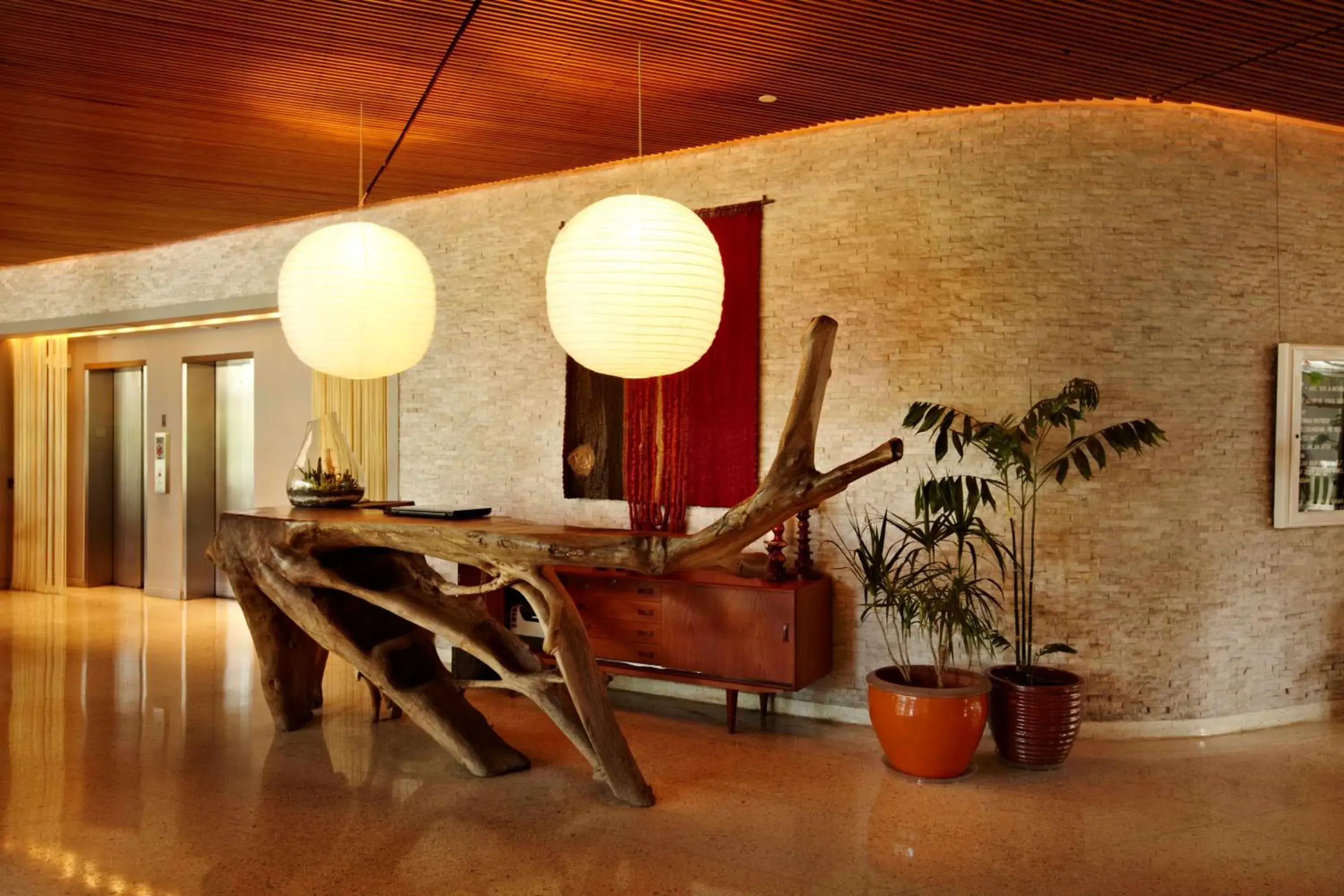 Lobby or reception in The Standard Spa, Miami Beach Lobby or reception in The Standard Spa, Miami Beach