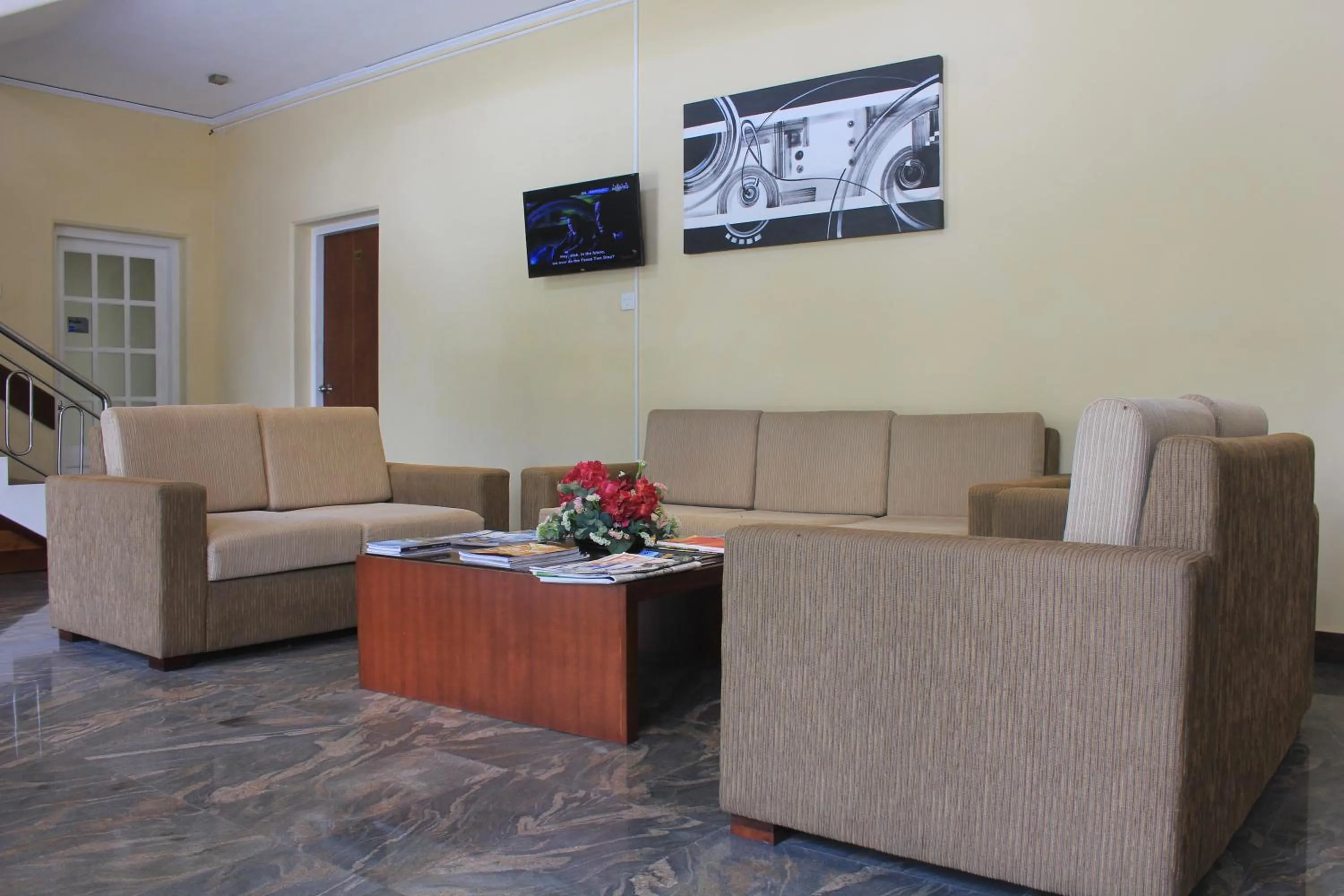 Lobby or reception in Grand 7 Hotel Thalawathugoda