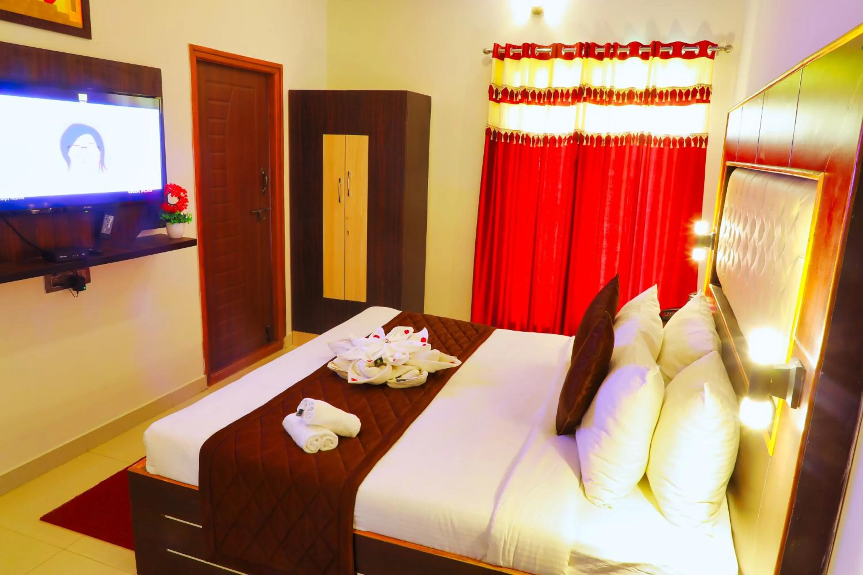 TV and multimedia, Bed in SS Silver Oaks Resort