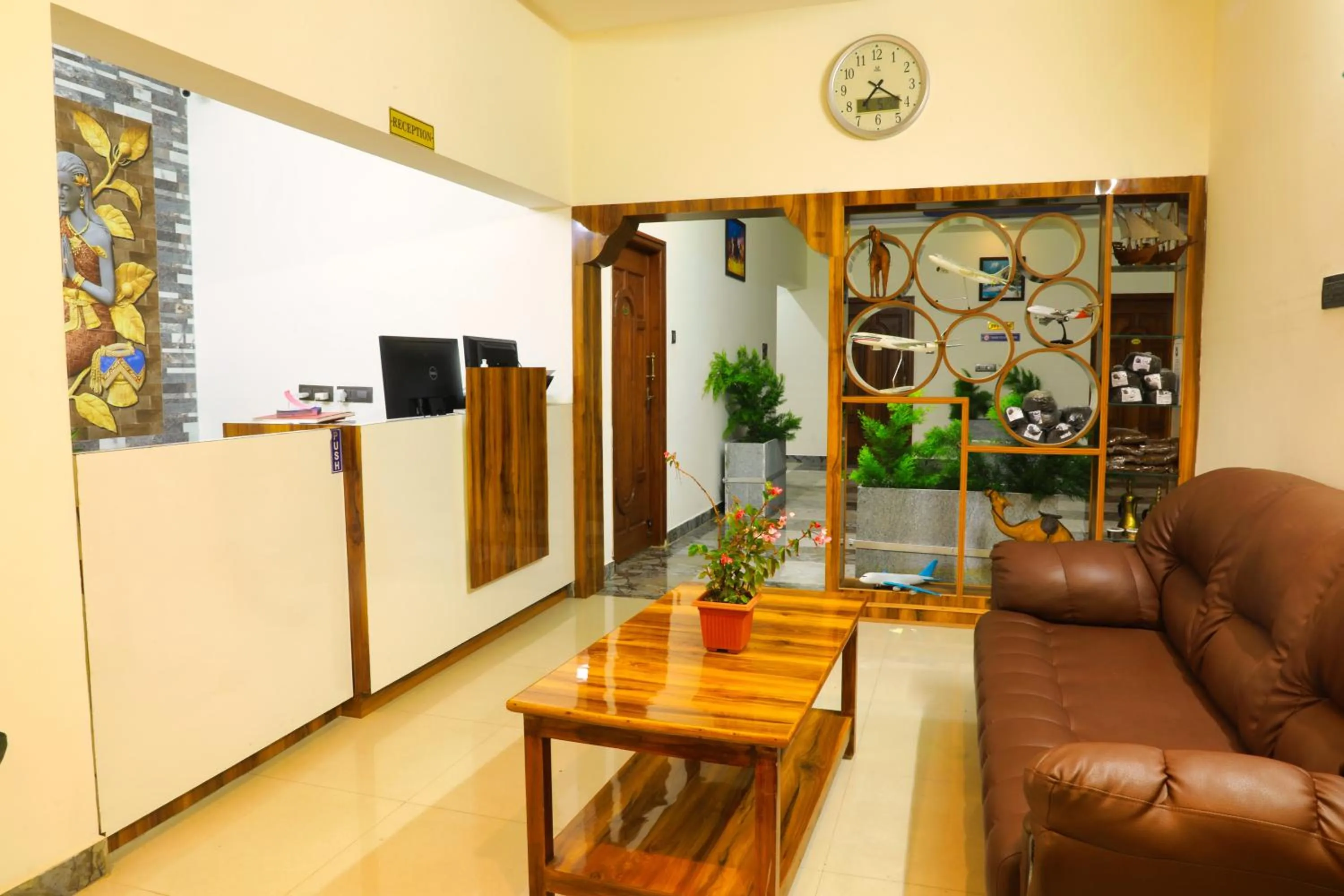 Lobby or reception in SS Silver Oaks Resort