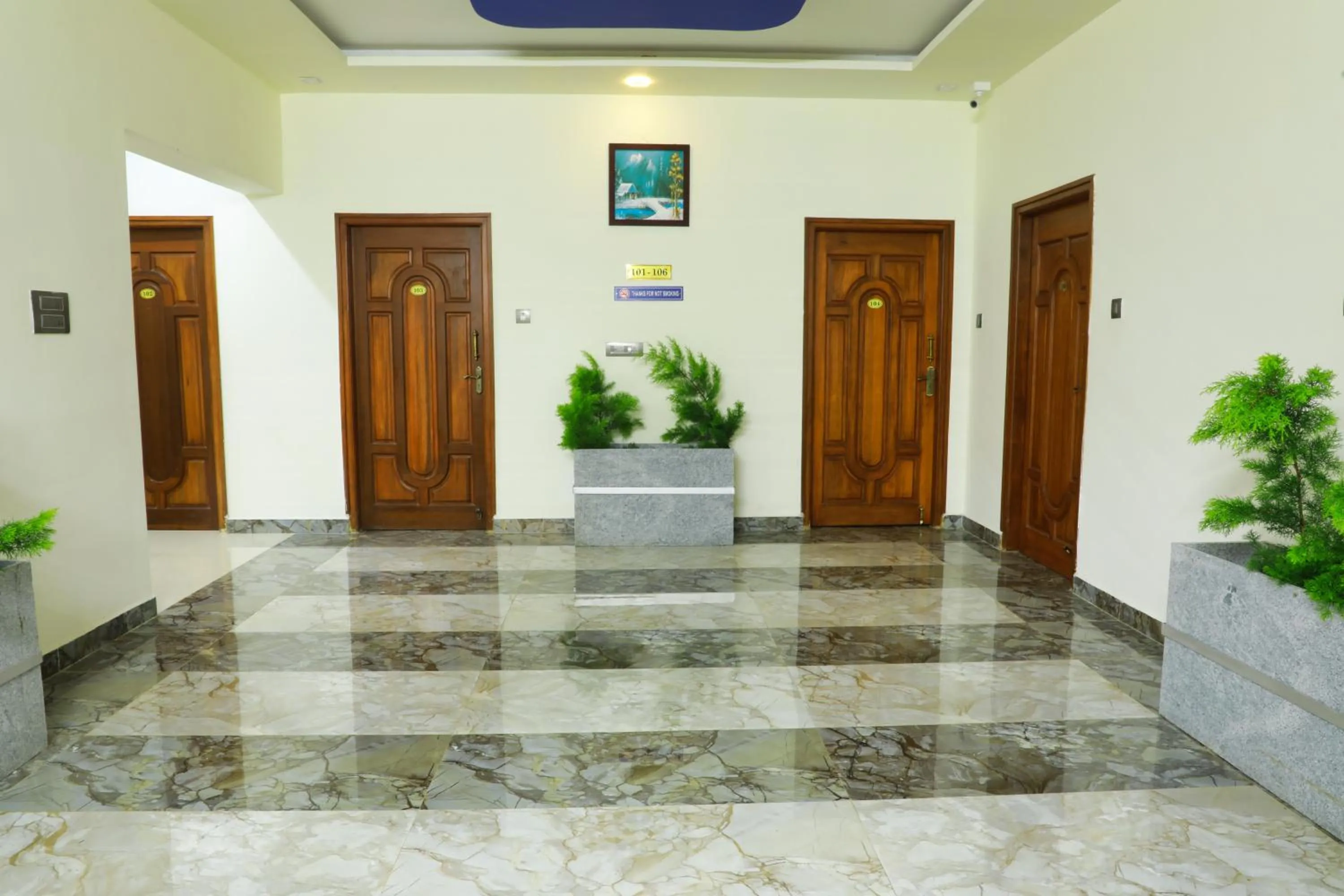 Floor plan in SS Silver Oaks Resort