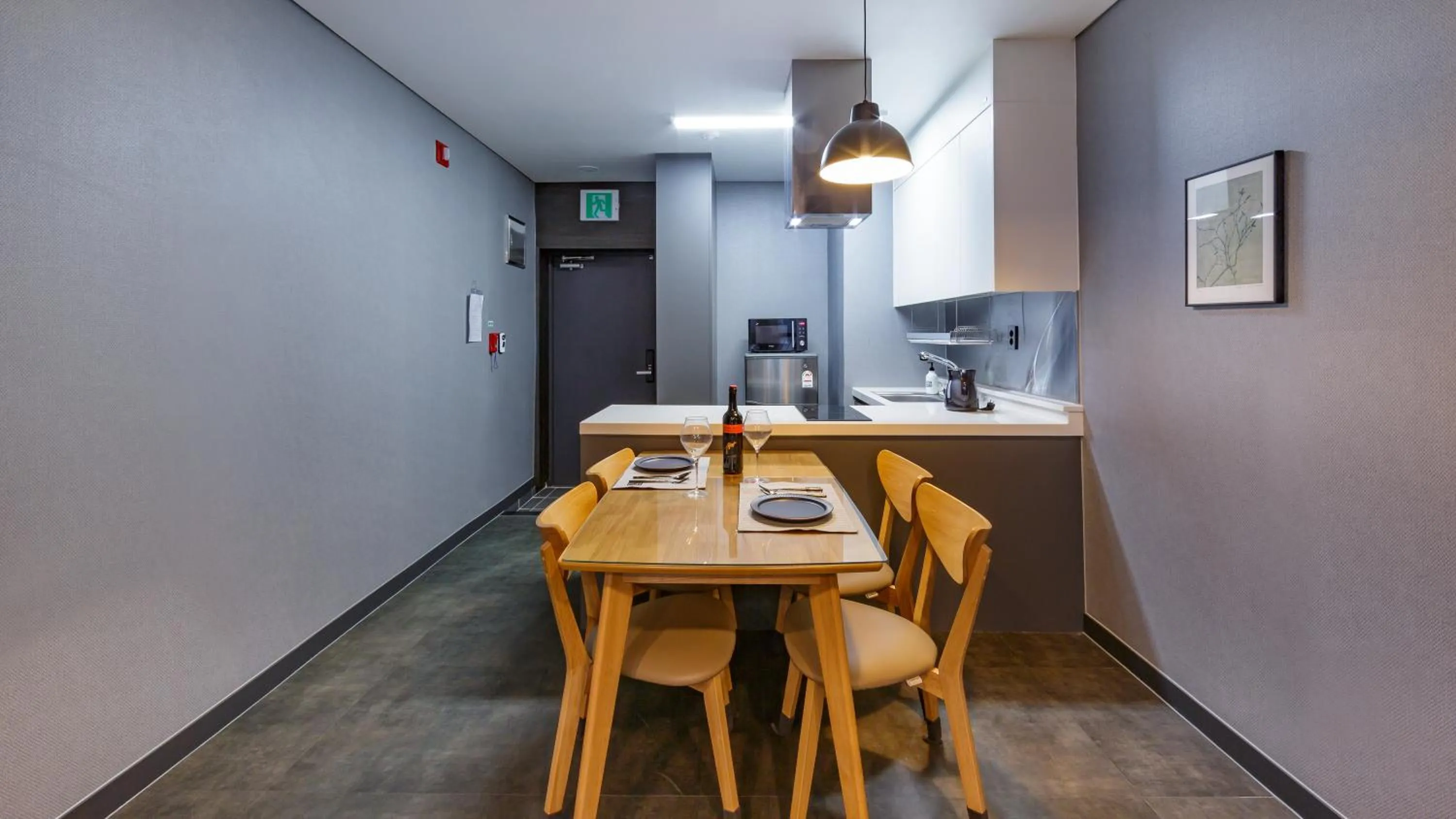 Kitchen or kitchenette in Interlaken Stay