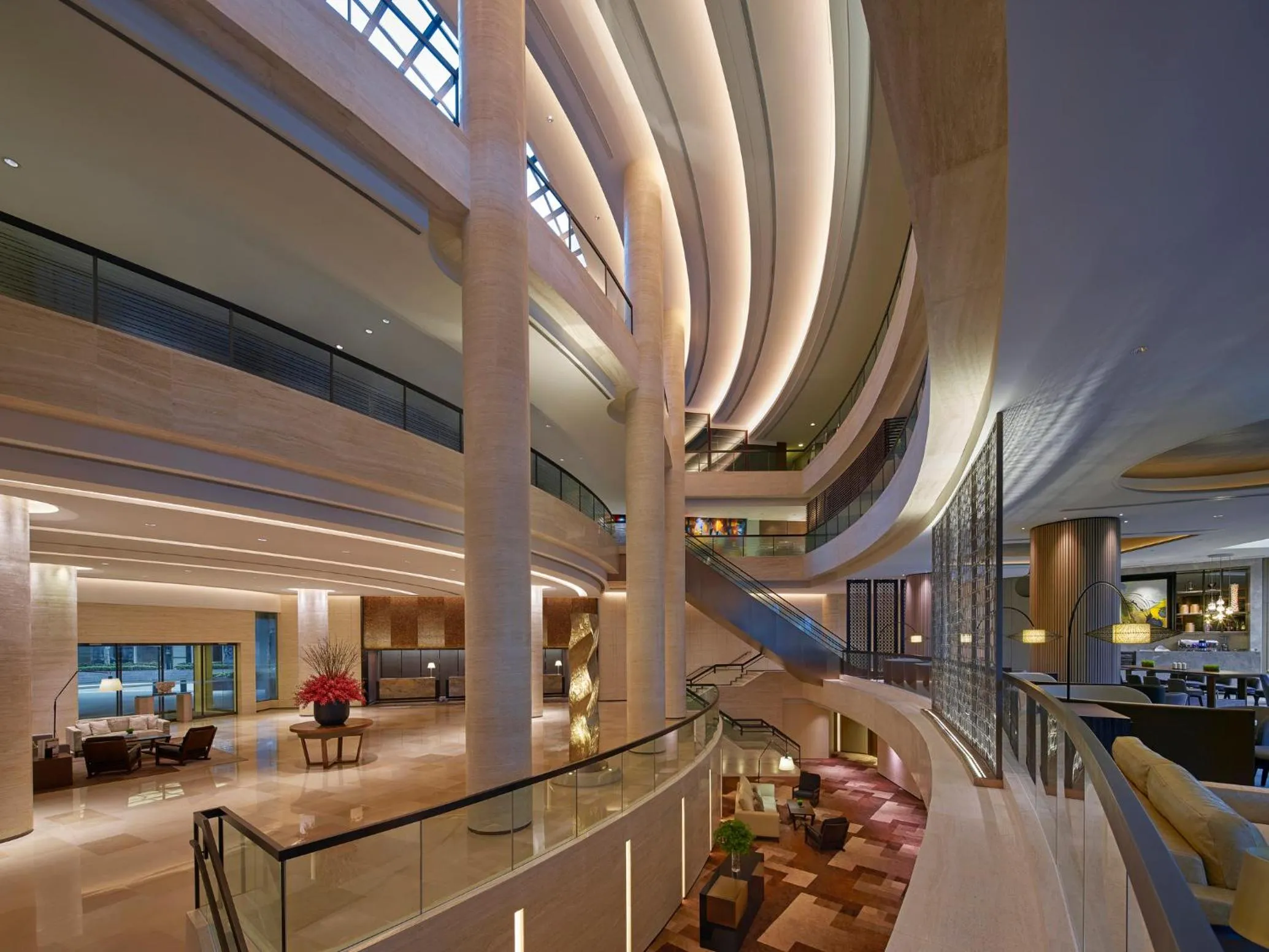 Lobby or reception in New World Millennium Hong Kong Hotel