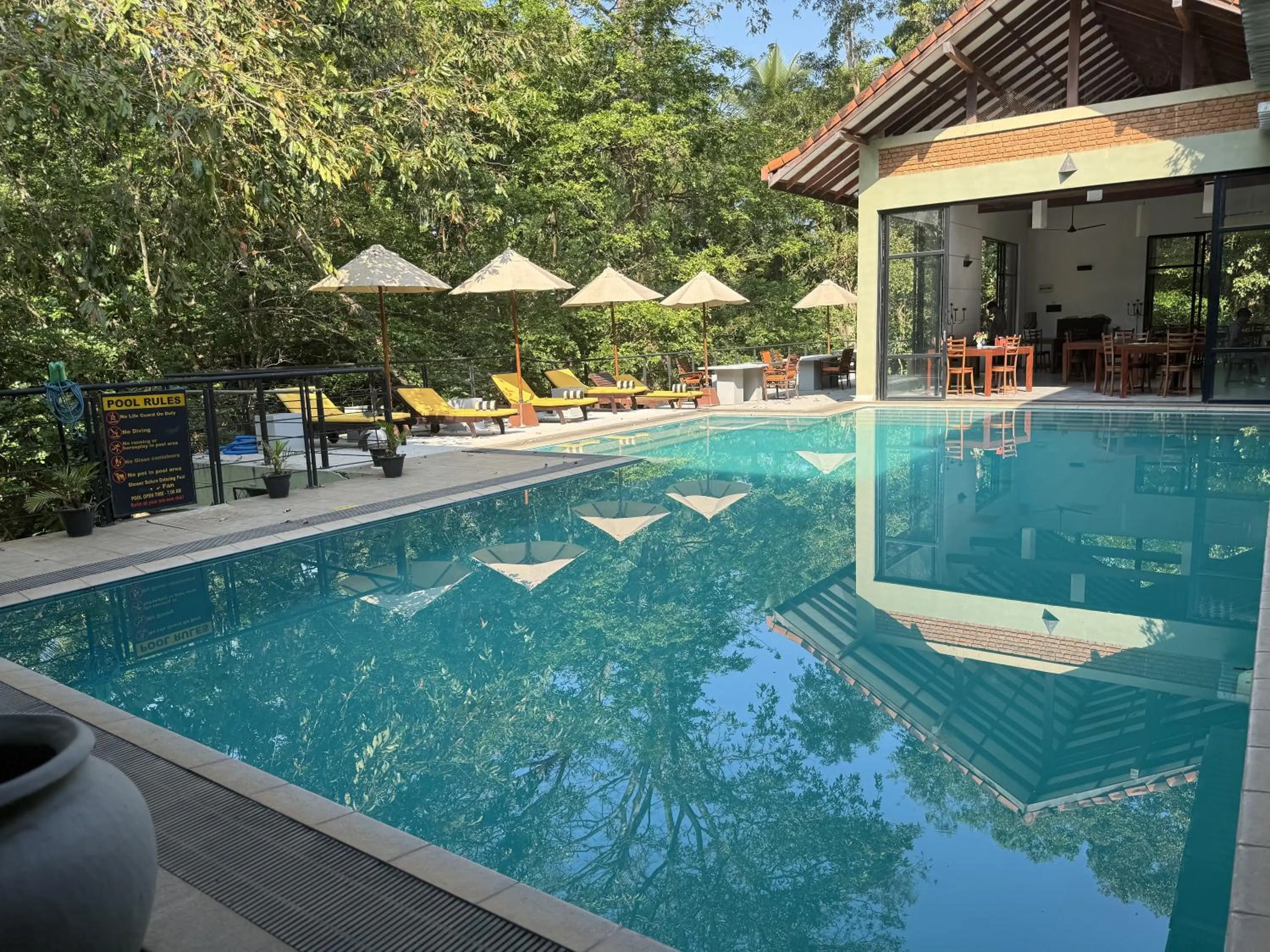Pool view in Arika Villa - Special Deals on F&B and Spa Treatments