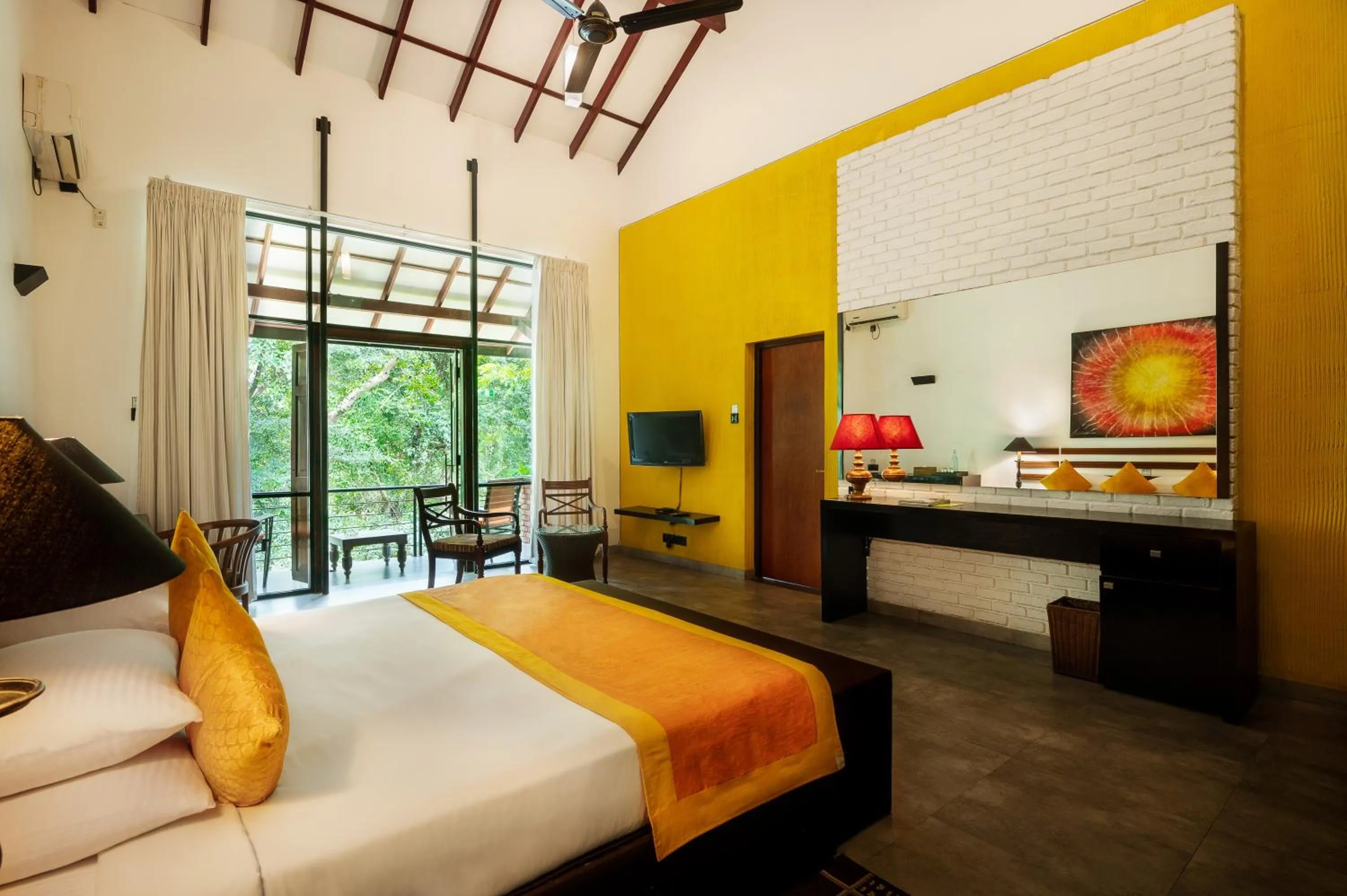 Bedroom, Bed in Arika Villa - Special Deals on F&B and Spa Treatments