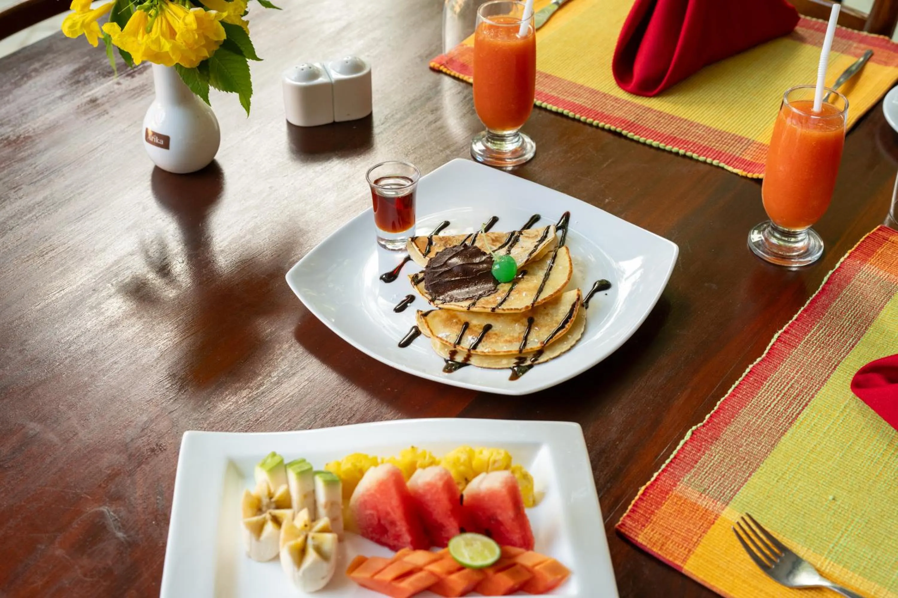 Breakfast in Arika Villa - Special Deals on F&B and Spa Treatments