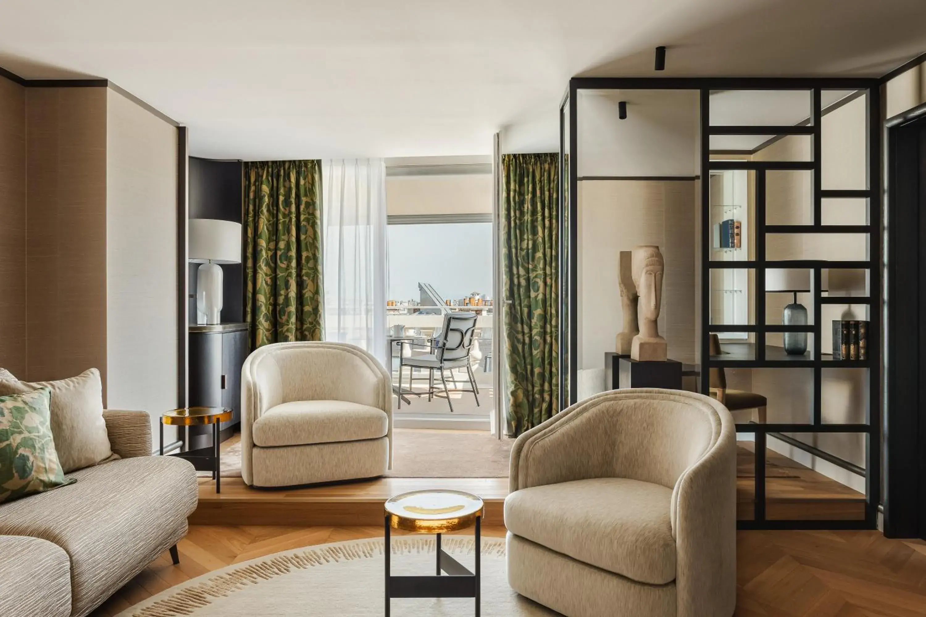 Living room in Hôtel De Sers Champs Elysées Paris Living room in Hôtel De Sers Champs Elysées Paris