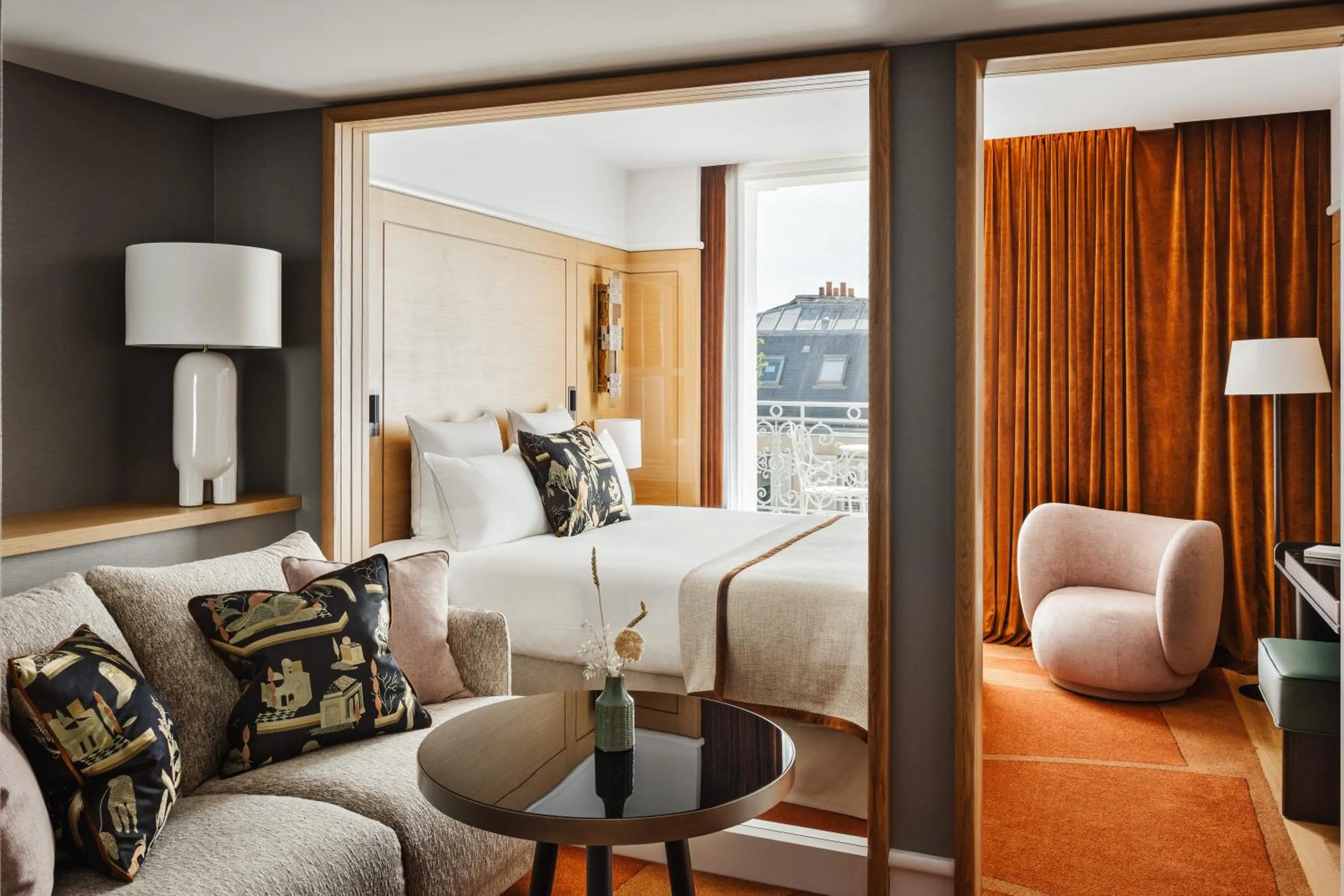 Bedroom, Bed in Hôtel De Sers Champs Elysées Paris