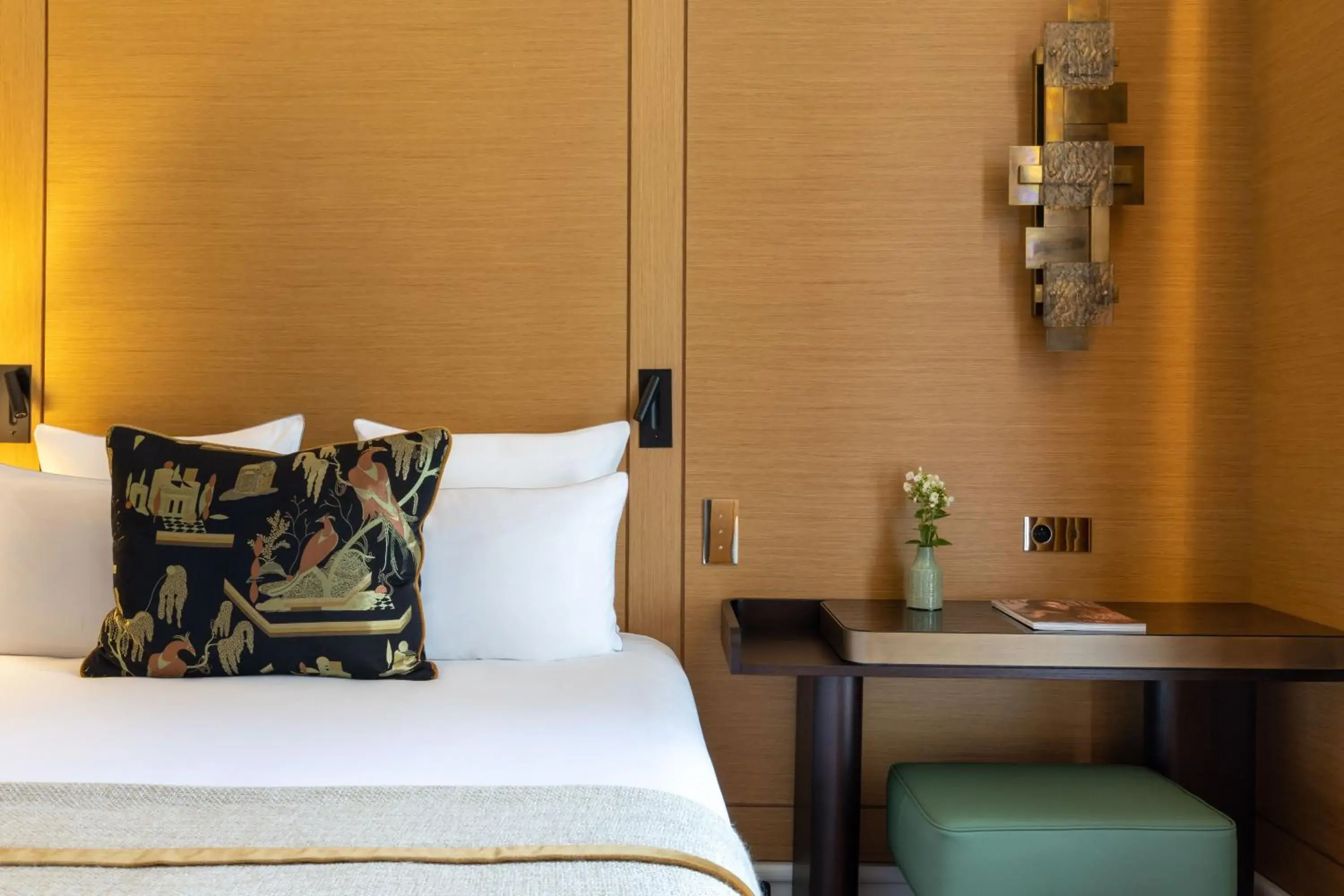 Bedroom, Bed in Hôtel De Sers Champs Elysées Paris Bedroom, Bed in Hôtel De Sers Champs Elysées Paris