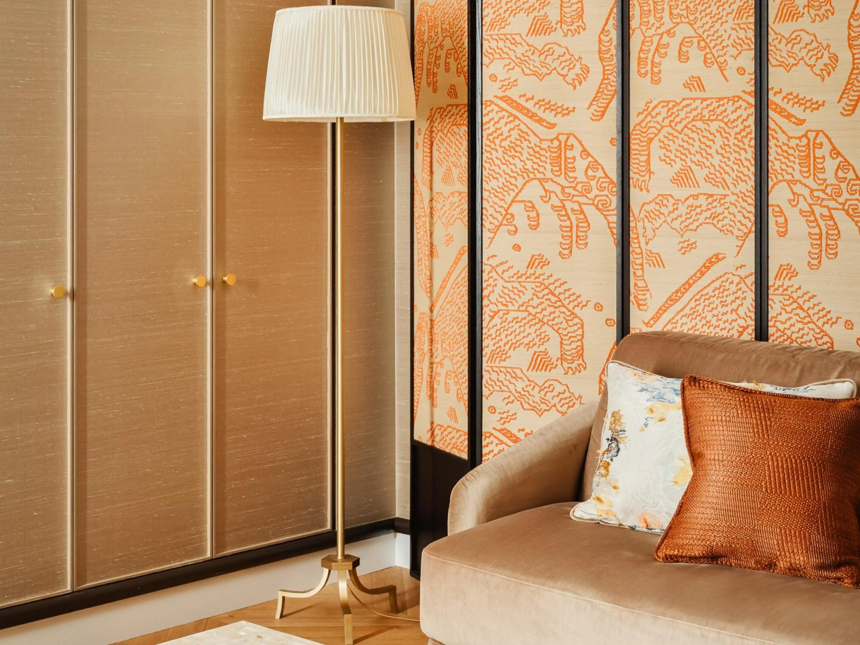 Decorative detail, Bed in Hôtel De Sers Champs Elysées Paris