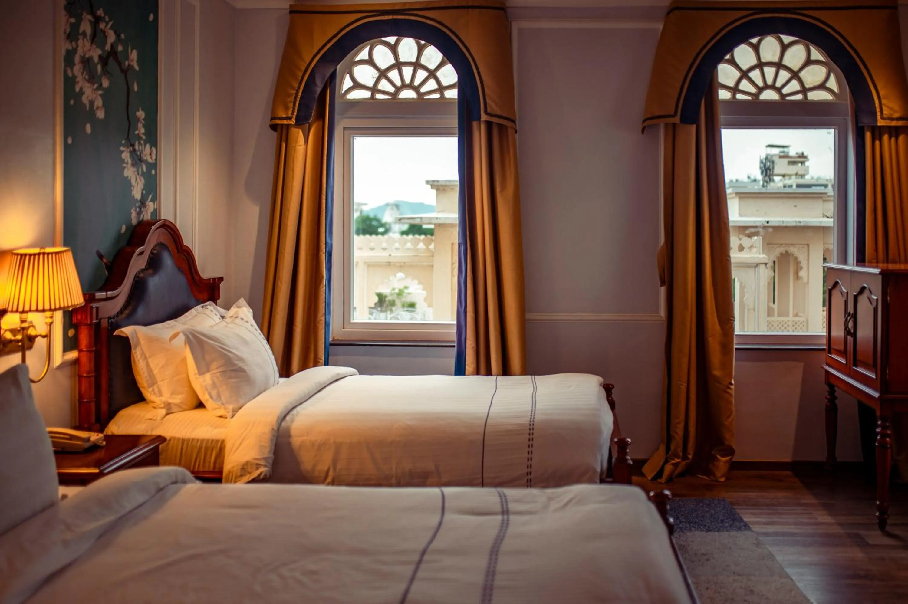 Bed in Jhadol Vijay Vilas Near Lake Pichola